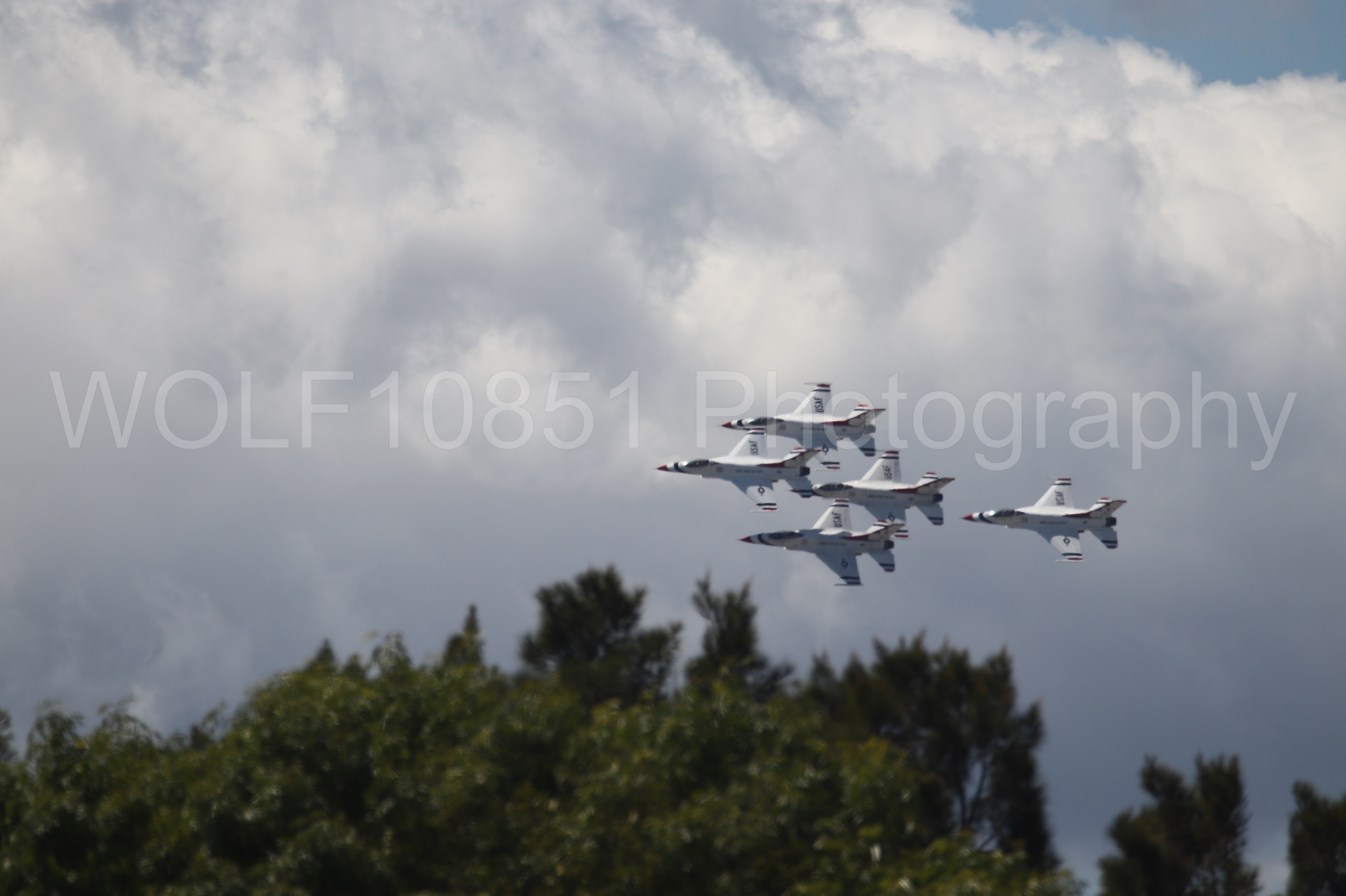 F-16 Fighting Falcon | Red White and Blue | Thunderbirds | WOLF10851 Photography