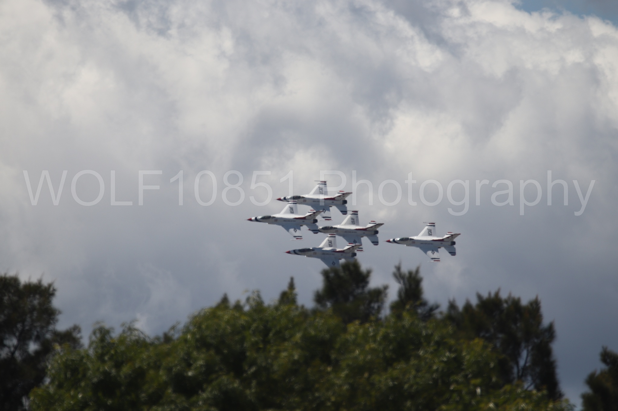 F-16 Fighting Falcon | Red White and Blue | Thunderbirds | WOLF10851 Photography