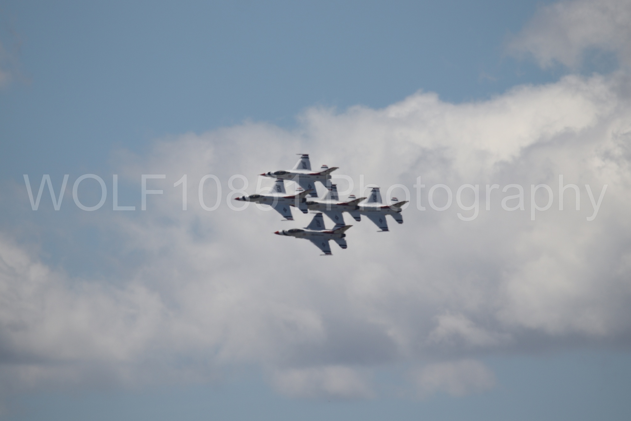 F-16 Fighting Falcon | Red White and Blue | Thunderbirds | WOLF10851 Photography
