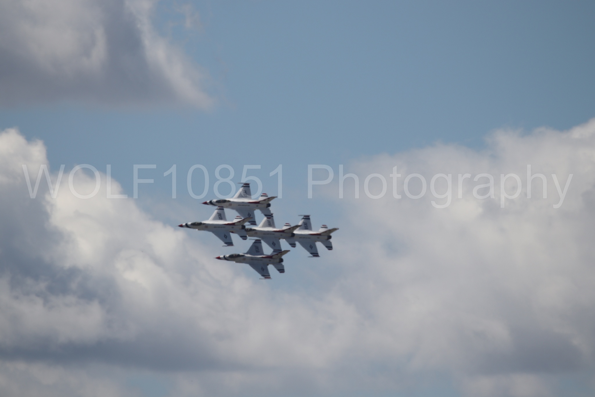 F-16 Fighting Falcon | Red White and Blue | Thunderbirds | WOLF10851 Photography