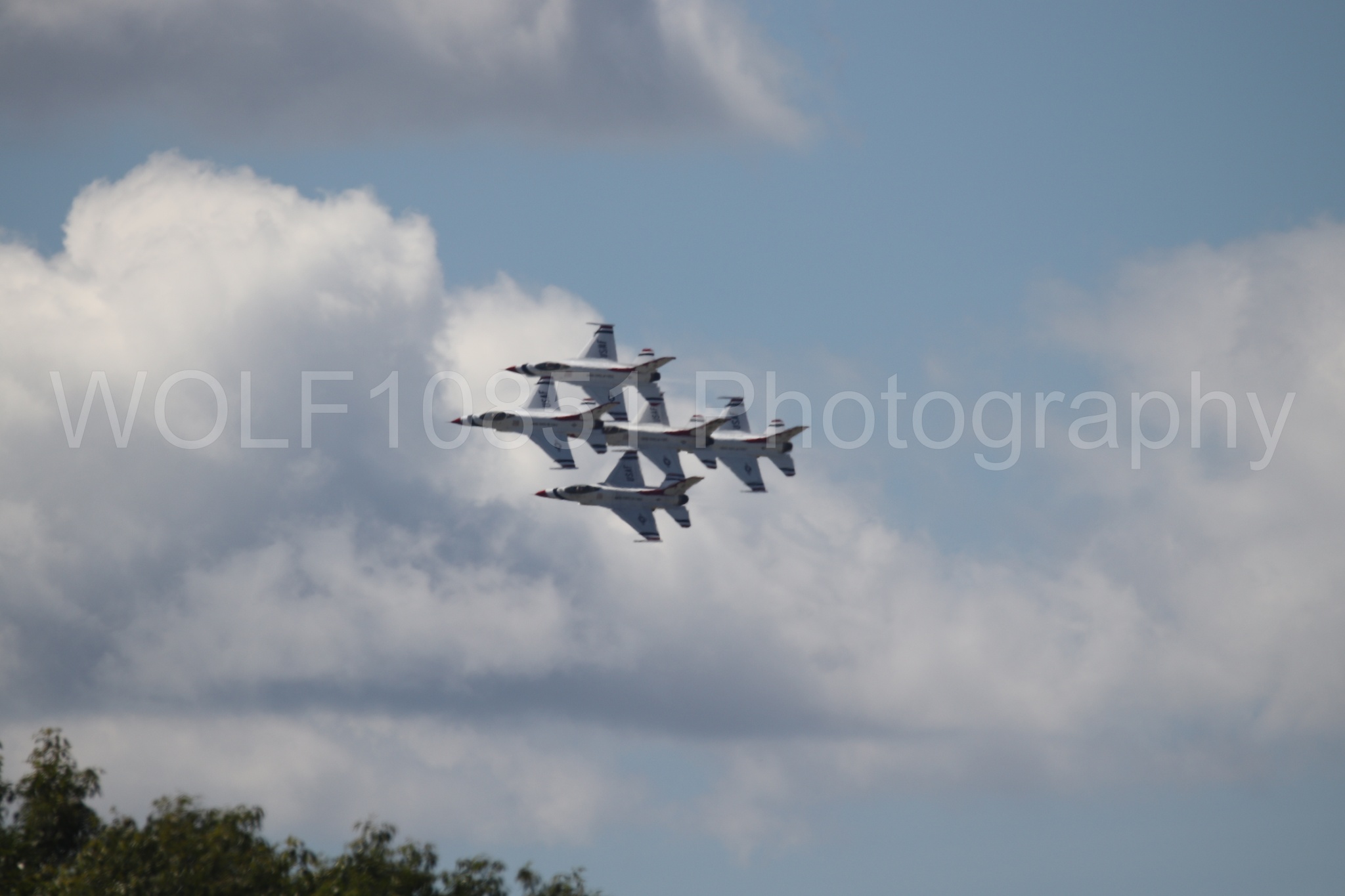 F-16 Fighting Falcon | Red White and Blue | Thunderbirds | WOLF10851 Photography