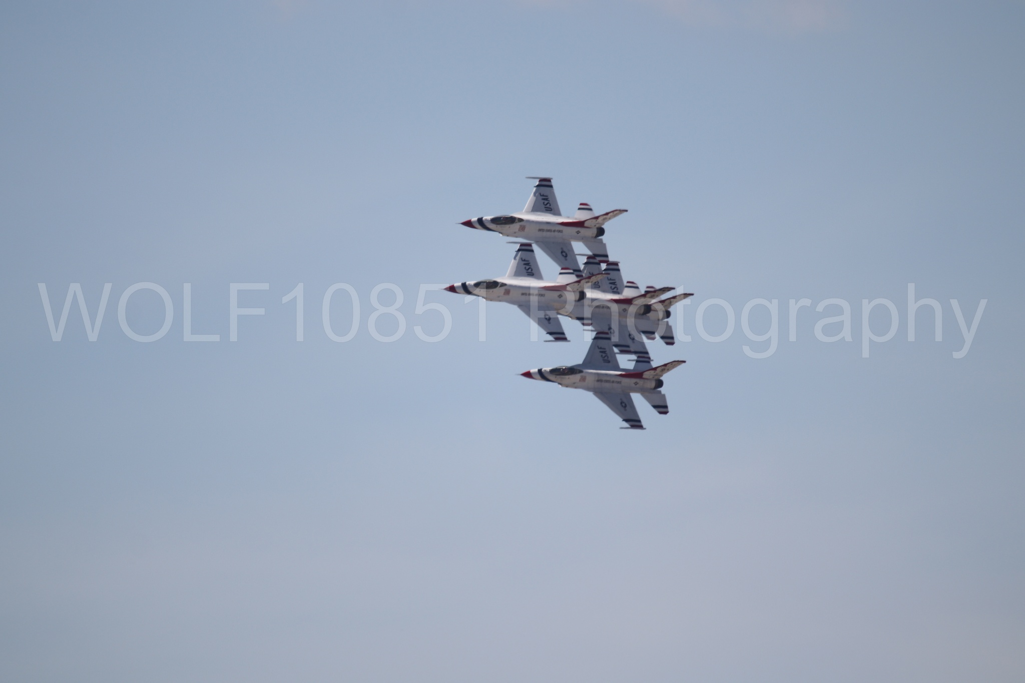 F-16 Fighting Falcon | Red White and Blue | Thunderbirds | WOLF10851 Photography