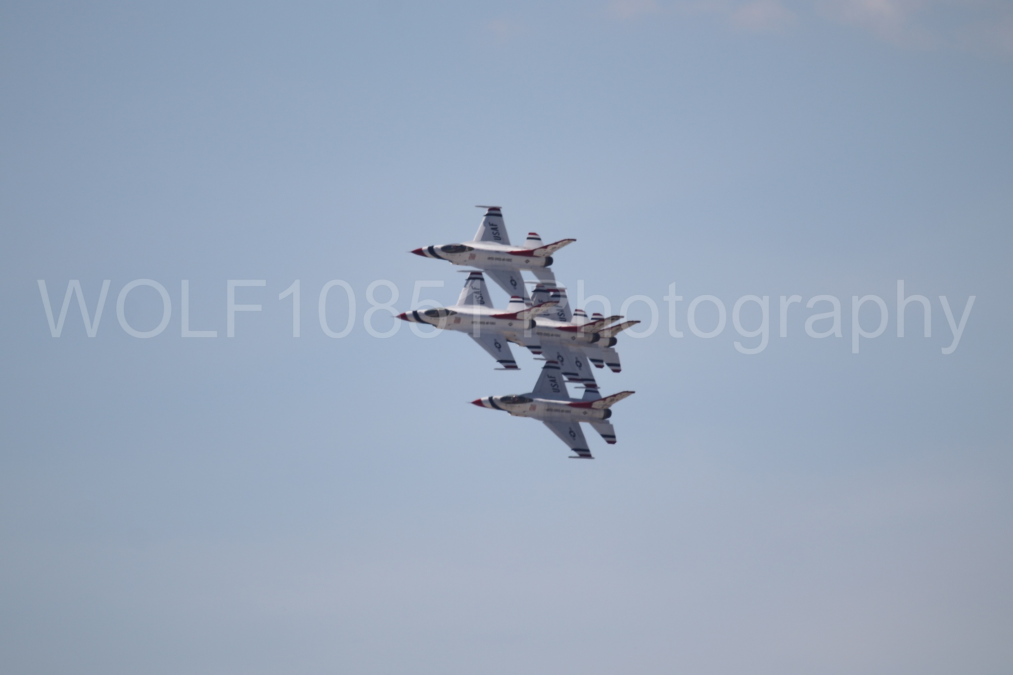 F-16 Fighting Falcon | Red White and Blue | Thunderbirds | WOLF10851 Photography