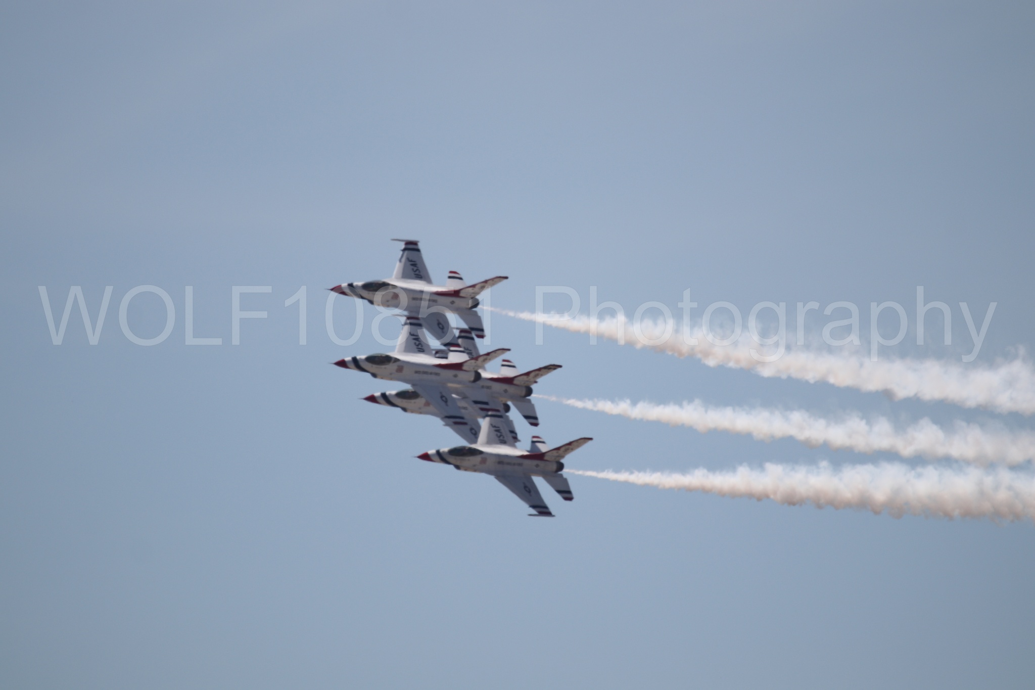 F-16 Fighting Falcon | Red White and Blue | Thunderbirds | WOLF10851 Photography