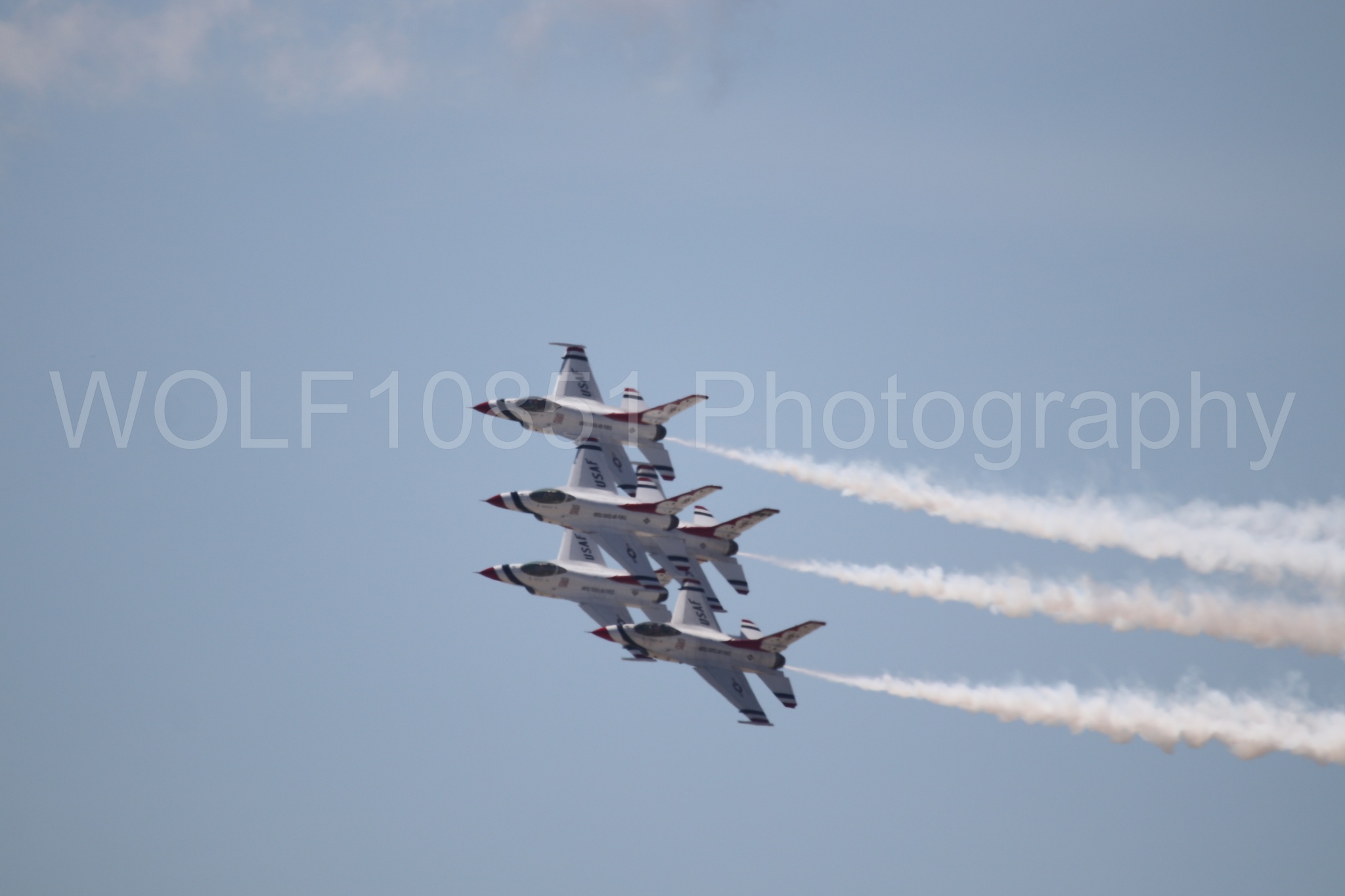 F-16 Fighting Falcon | Red White and Blue | Thunderbirds | WOLF10851 Photography