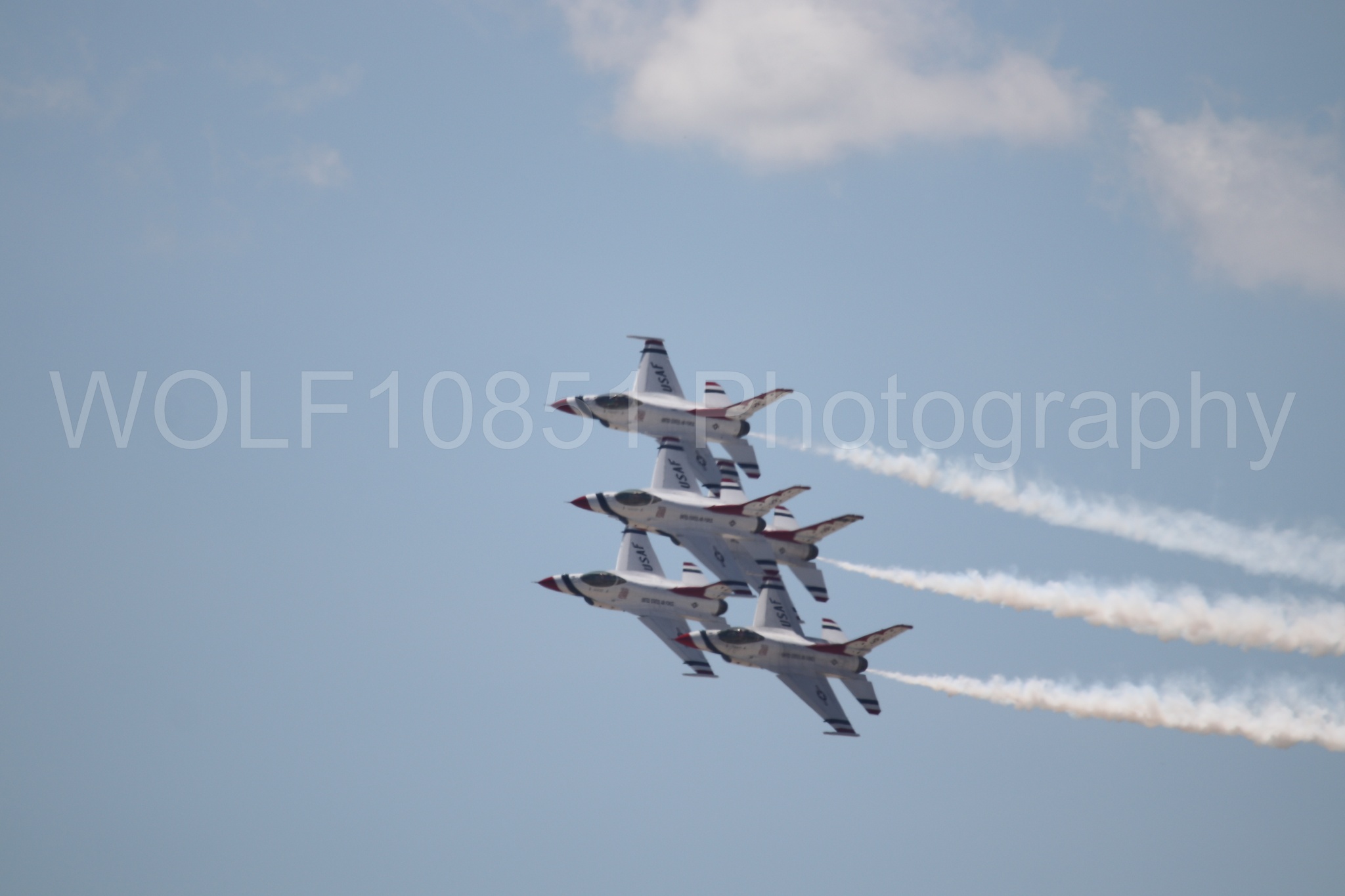 F-16 Fighting Falcon | Red White and Blue | Thunderbirds | WOLF10851 Photography