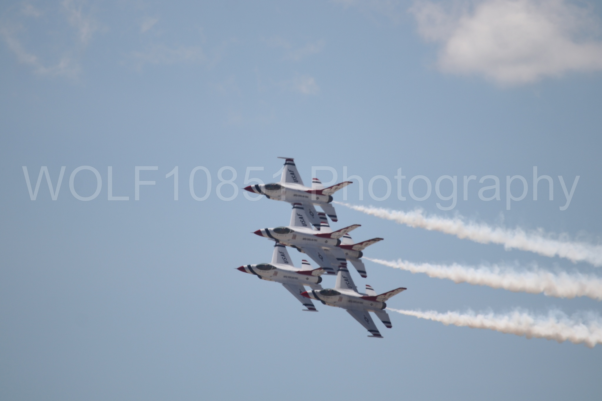 F-16 Fighting Falcon | Red White and Blue | Thunderbirds | WOLF10851 Photography