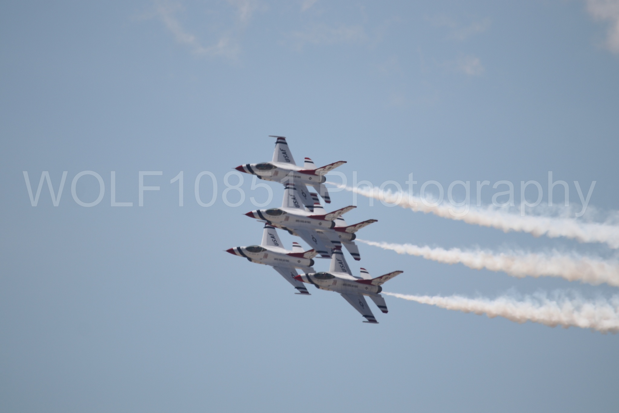 F-16 Fighting Falcon | Red White and Blue | Thunderbirds | WOLF10851 Photography