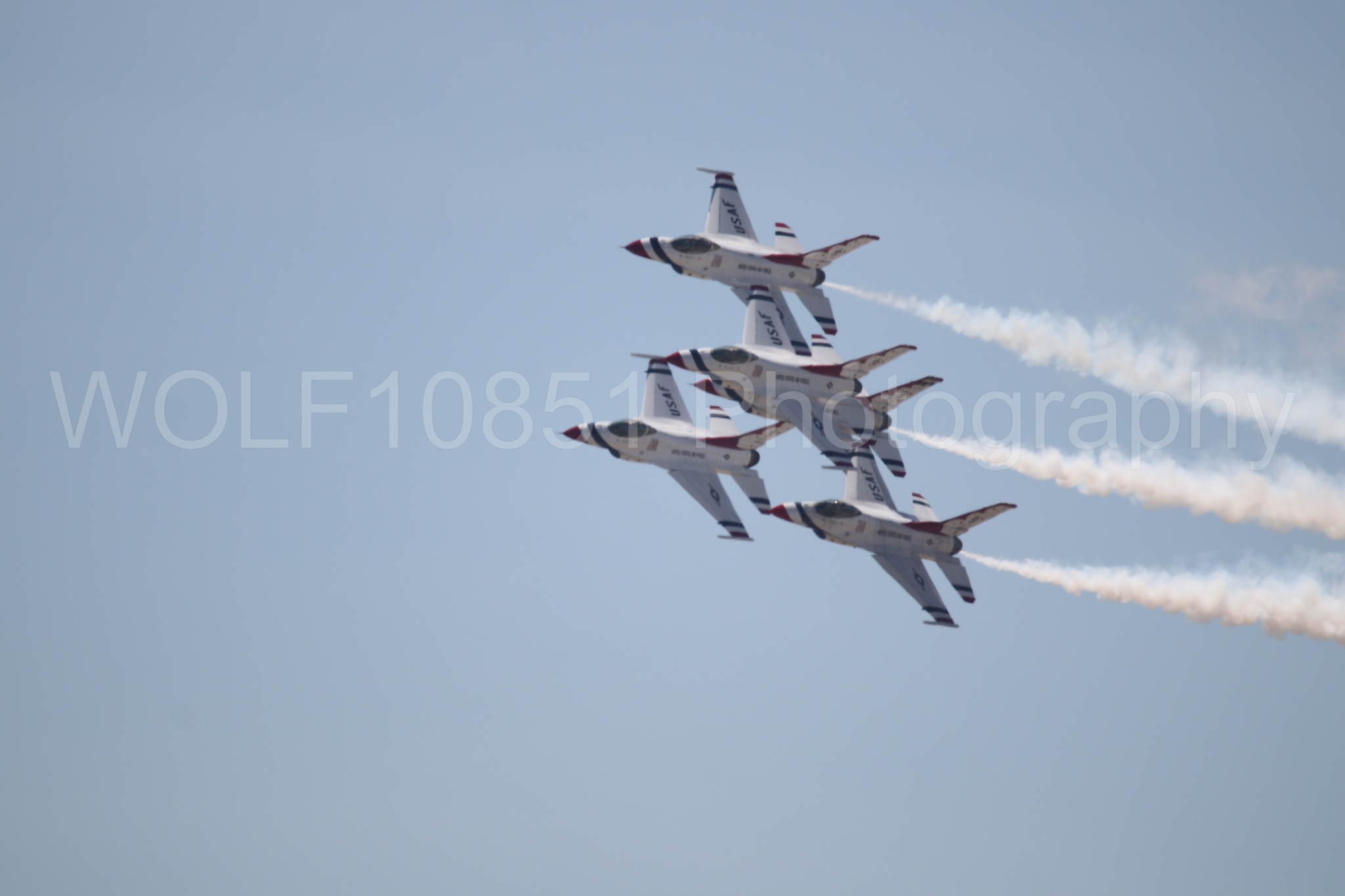 F-16 Fighting Falcon | Red White and Blue | Thunderbirds | WOLF10851 Photography
