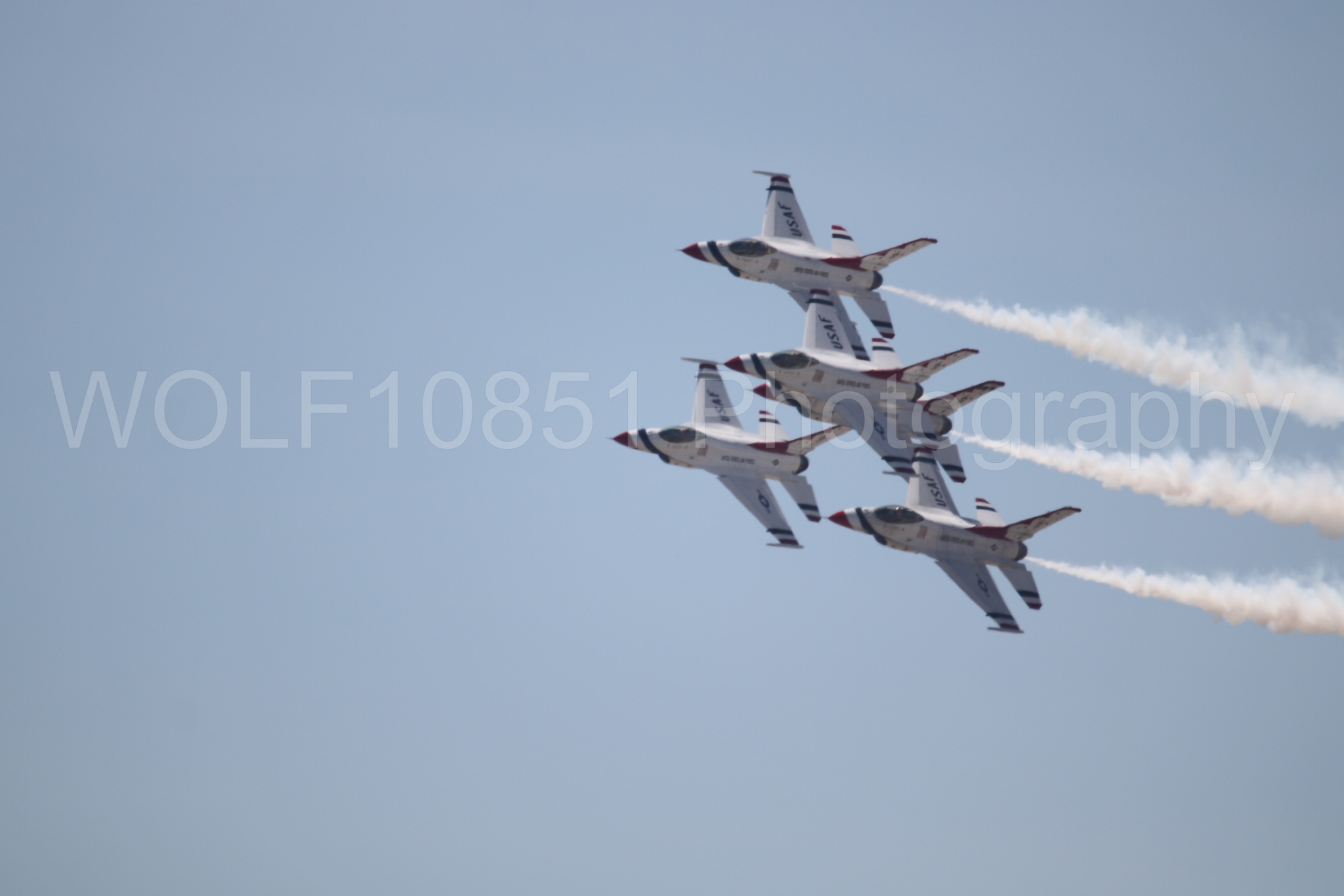 F-16 Fighting Falcon | Red White and Blue | Thunderbirds | WOLF10851 Photography
