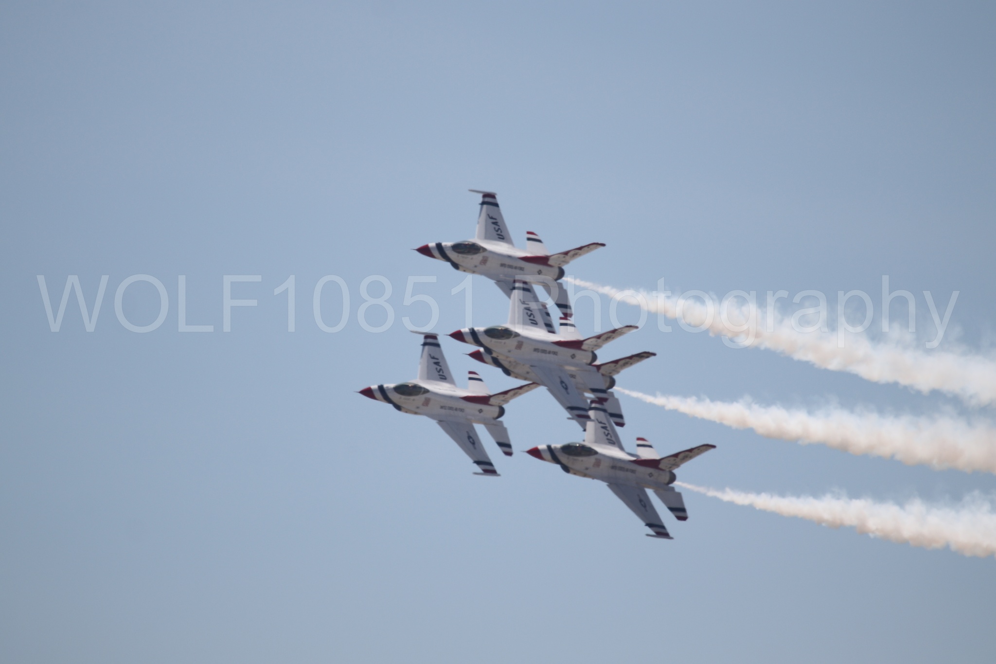 F-16 Fighting Falcon | Red White and Blue | Thunderbirds | WOLF10851 Photography