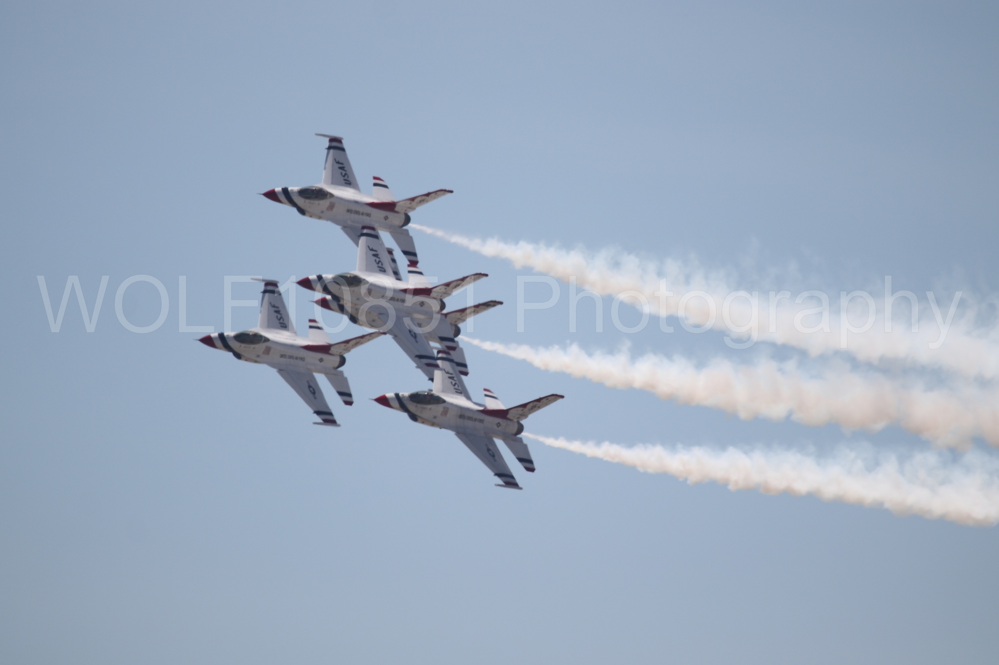 F-16 Fighting Falcon | Red White and Blue | Thunderbirds | WOLF10851 Photography