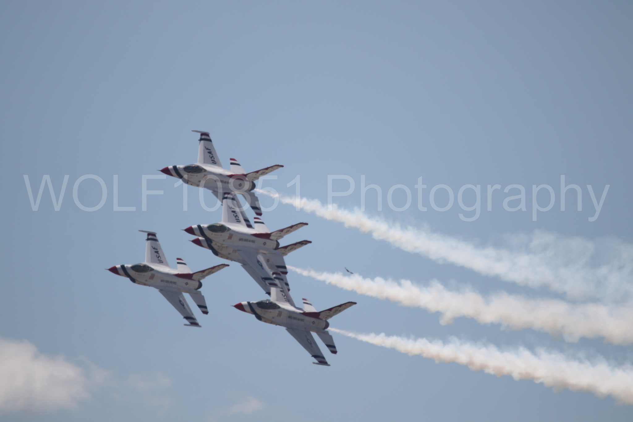 F-16 Fighting Falcon | Red White and Blue | Thunderbirds | WOLF10851 Photography