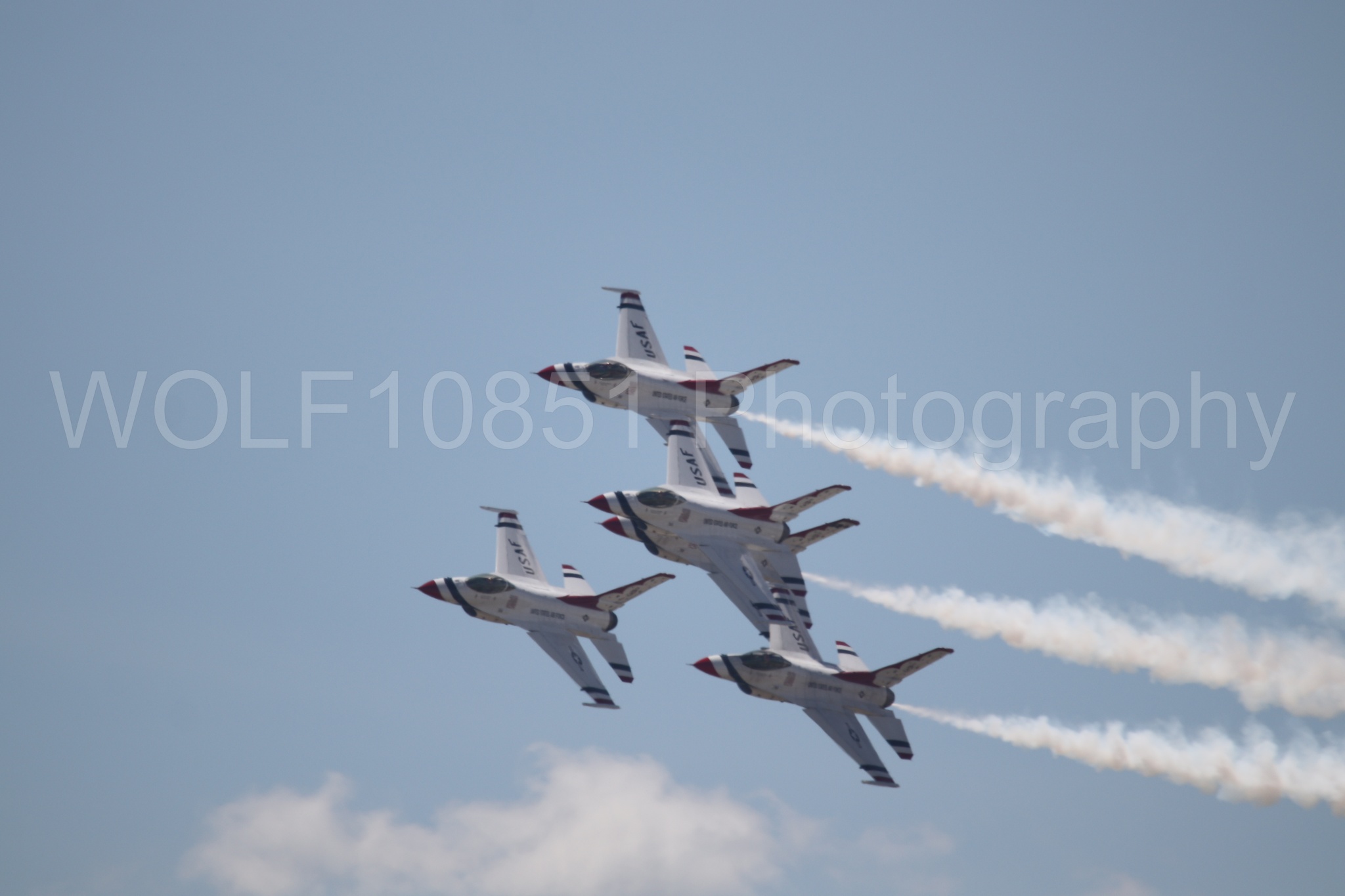 F-16 Fighting Falcon | Red White and Blue | Thunderbirds | WOLF10851 Photography