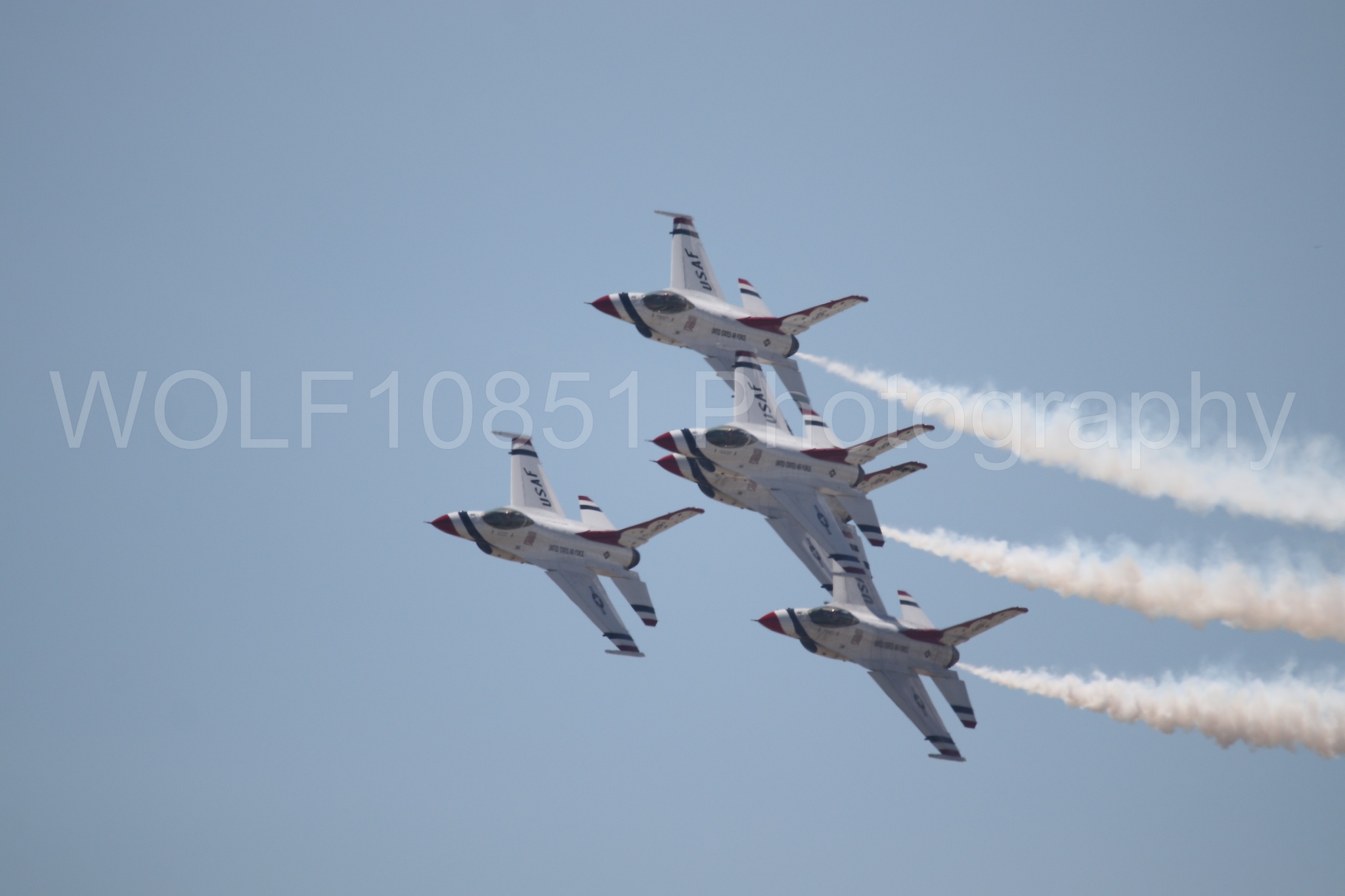 F-16 Fighting Falcon | Red White and Blue | Thunderbirds | WOLF10851 Photography