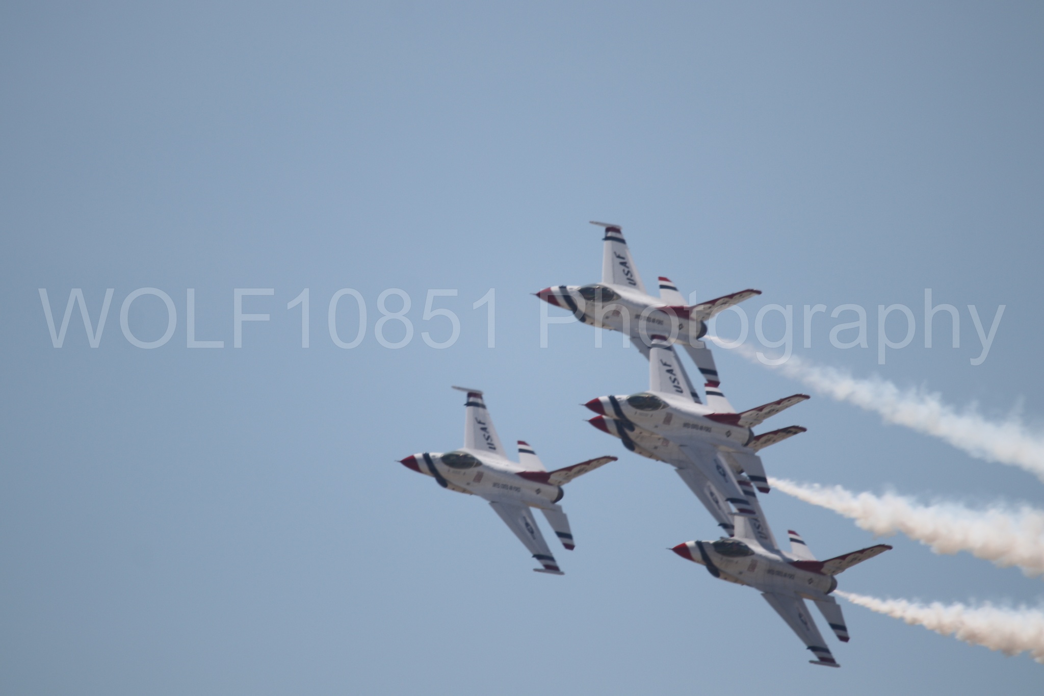 F-16 Fighting Falcon | Red White and Blue | Thunderbirds | WOLF10851 Photography