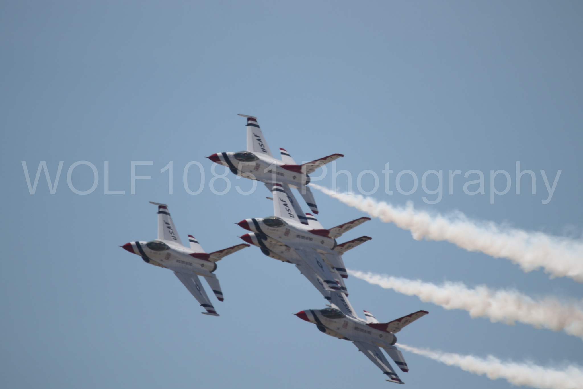 F-16 Fighting Falcon | Red White and Blue | Thunderbirds | WOLF10851 Photography