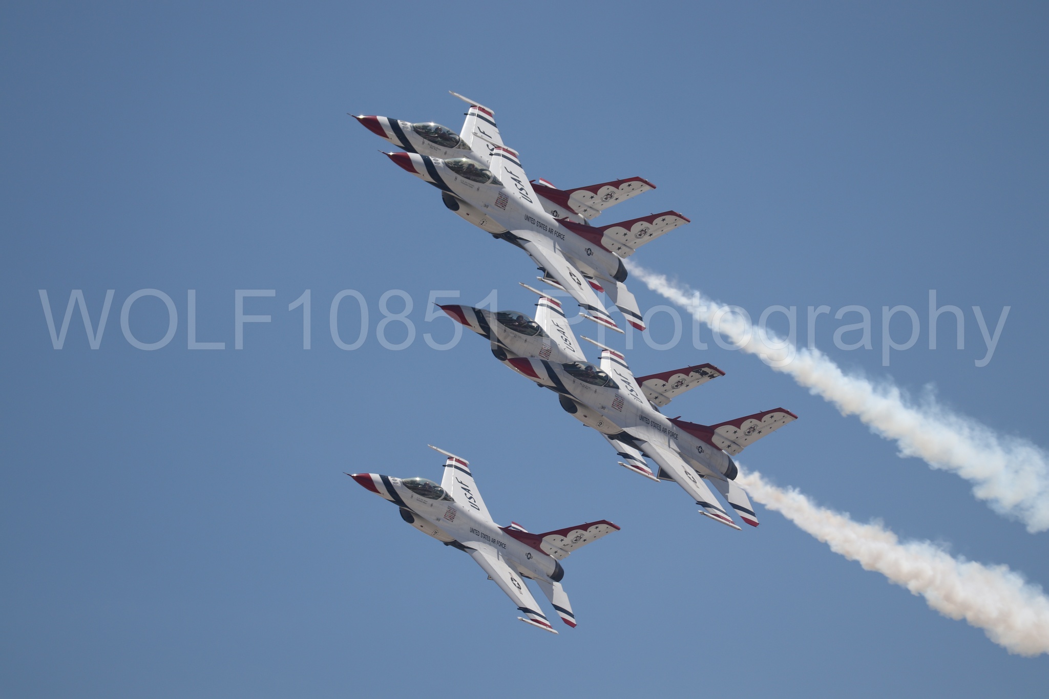 F-16 Fighting Falcon | Red White and Blue | Thunderbirds | WOLF10851 Photography