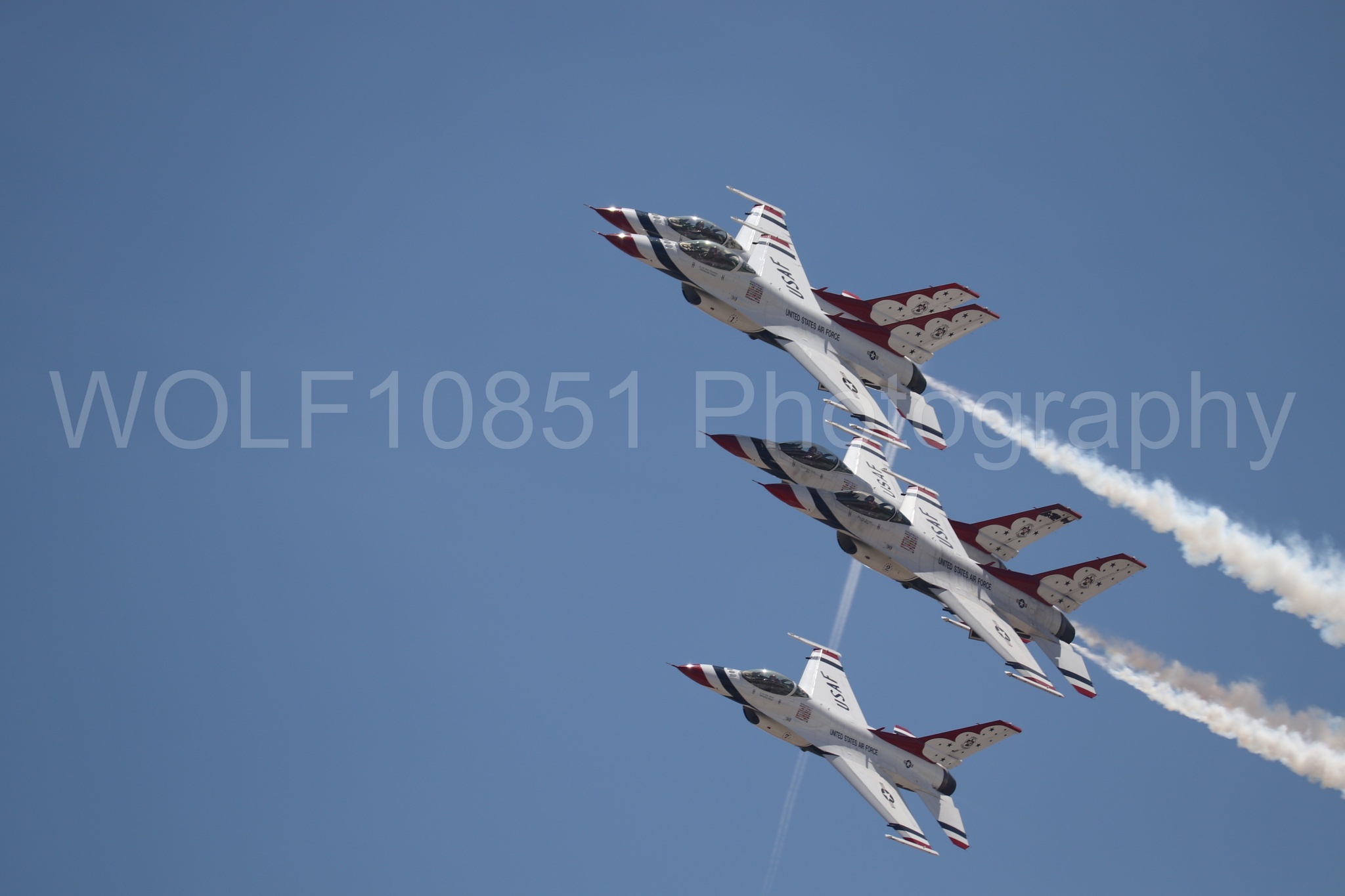 F-16 Fighting Falcon | Red White and Blue | Thunderbirds | WOLF10851 Photography