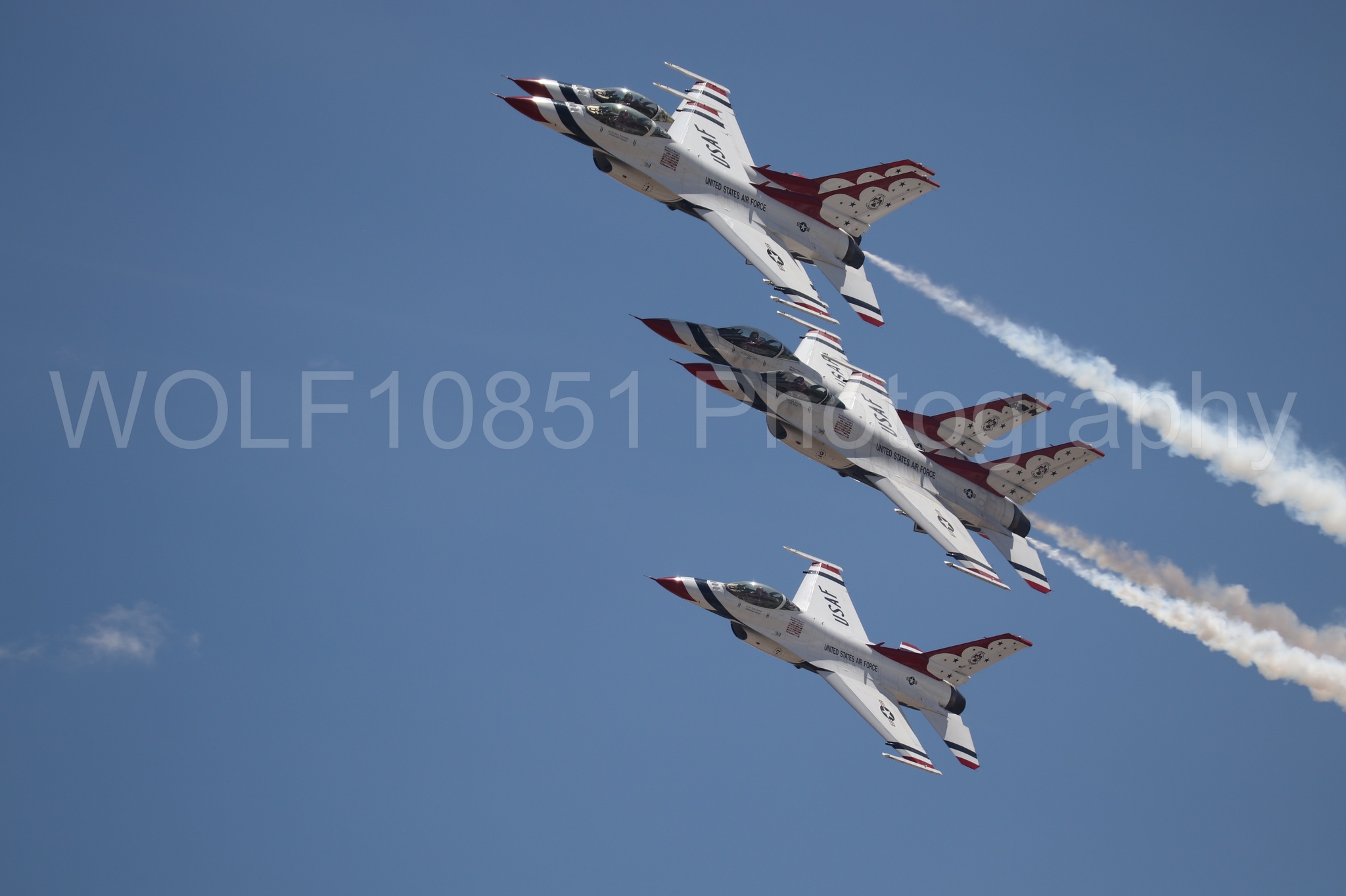 F-16 Fighting Falcon | Red White and Blue | Thunderbirds | WOLF10851 Photography