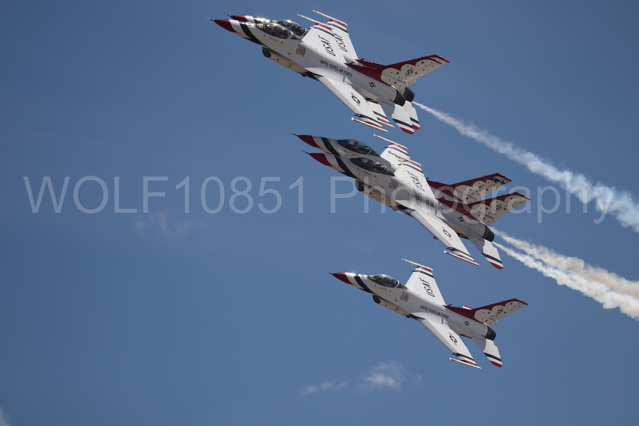 F-16 Fighting Falcon | Red White and Blue | Thunderbirds | WOLF10851 Photography