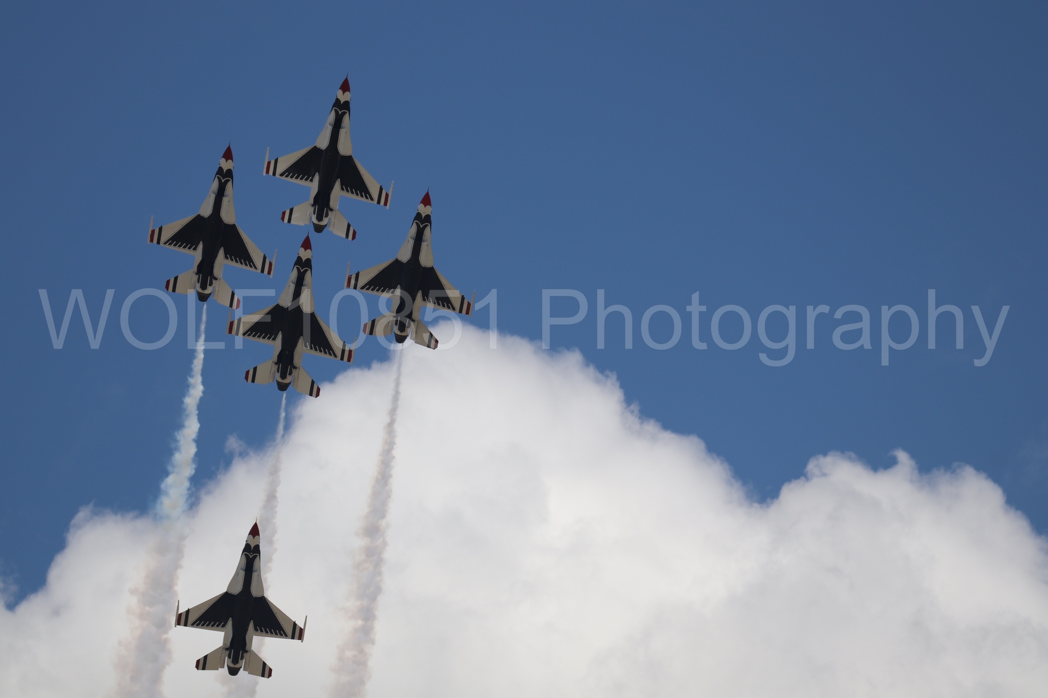F-16 Fighting Falcon | Red White and Blue | Thunderbirds | WOLF10851 Photography