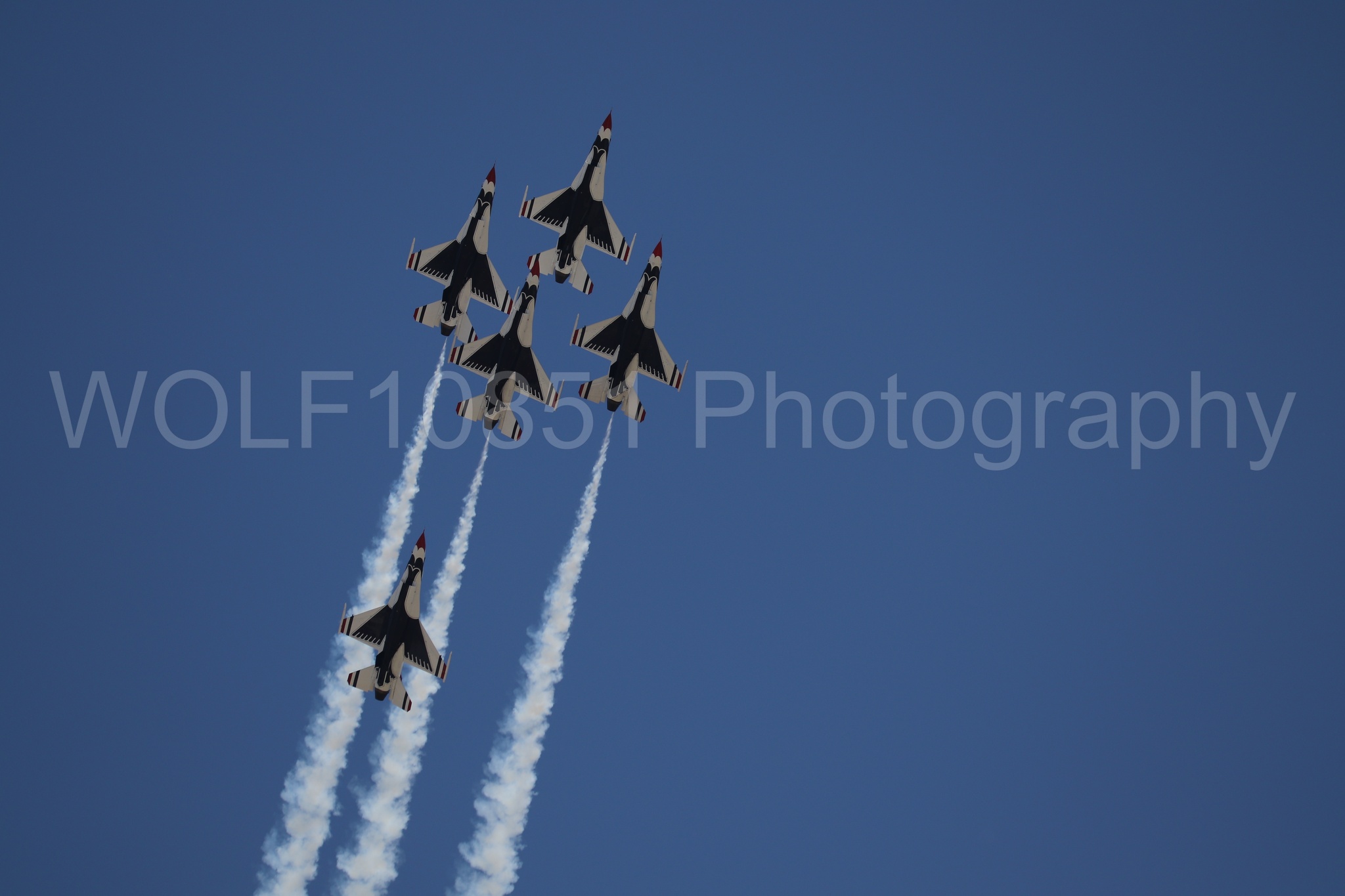 F-16 Fighting Falcon | Red White and Blue | Thunderbirds | WOLF10851 Photography