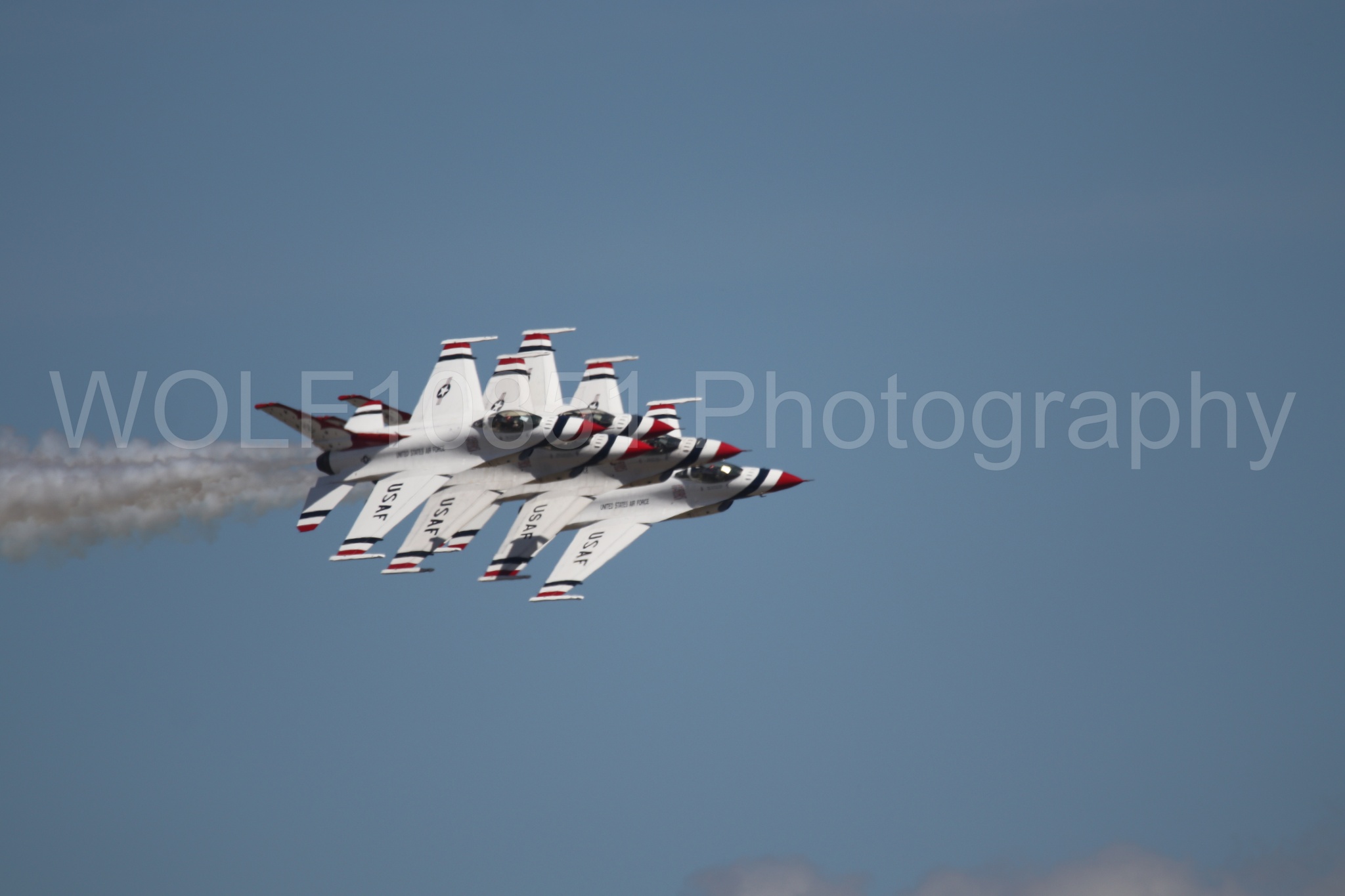 F-16 Fighting Falcon | Red White and Blue | Thunderbirds | WOLF10851 Photography