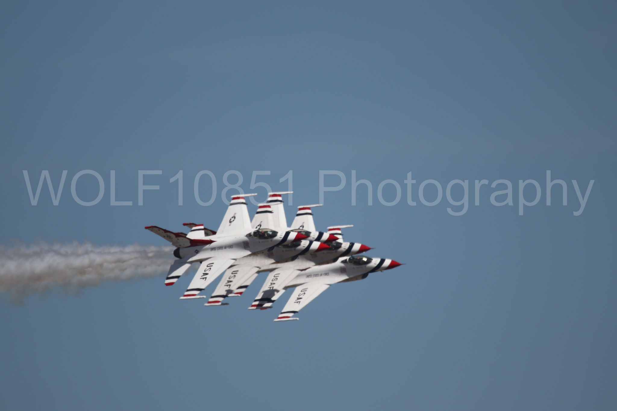 F-16 Fighting Falcon | Red White and Blue | Thunderbirds | WOLF10851 Photography
