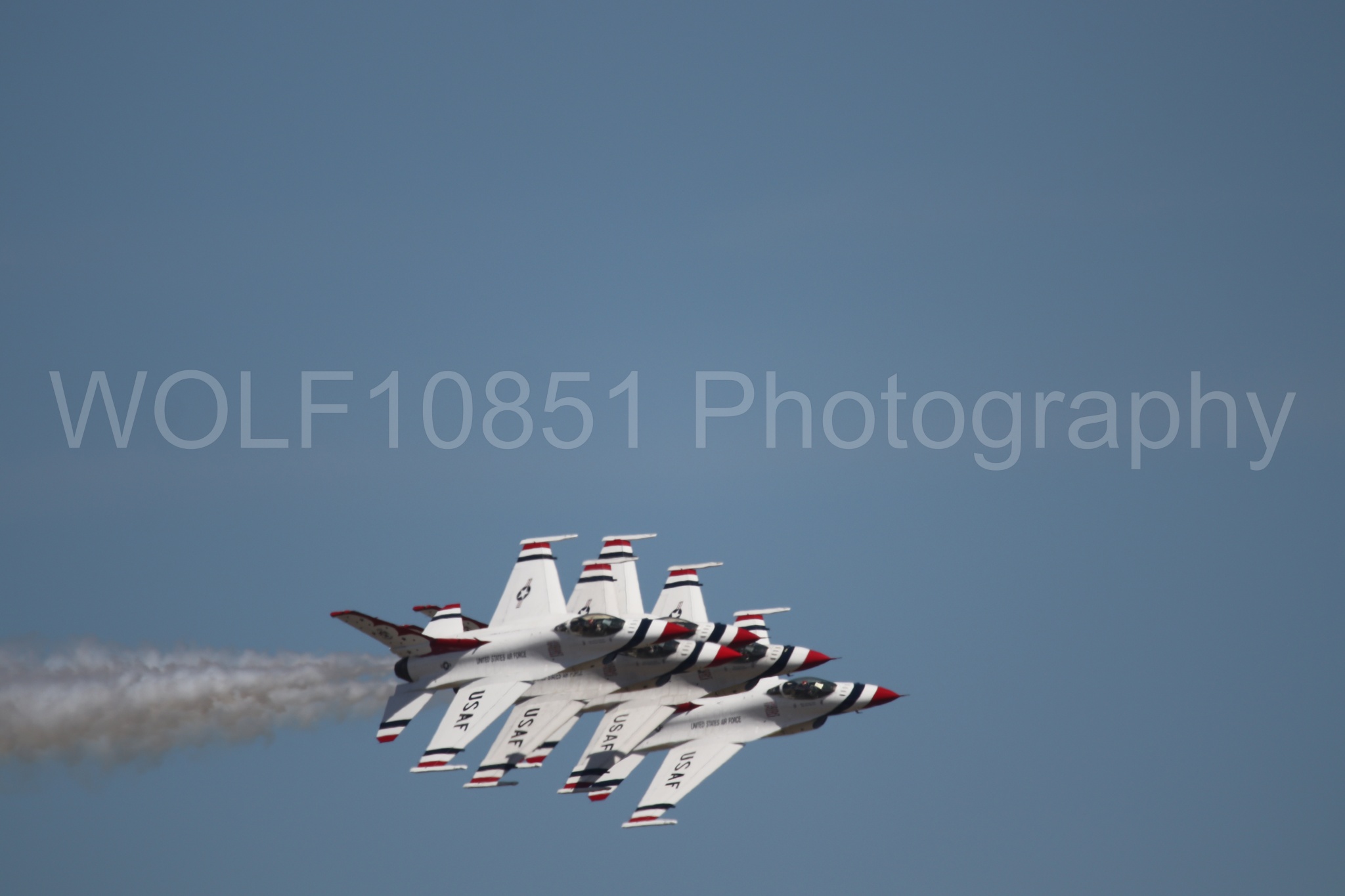 F-16 Fighting Falcon | Red White and Blue | Thunderbirds | WOLF10851 Photography