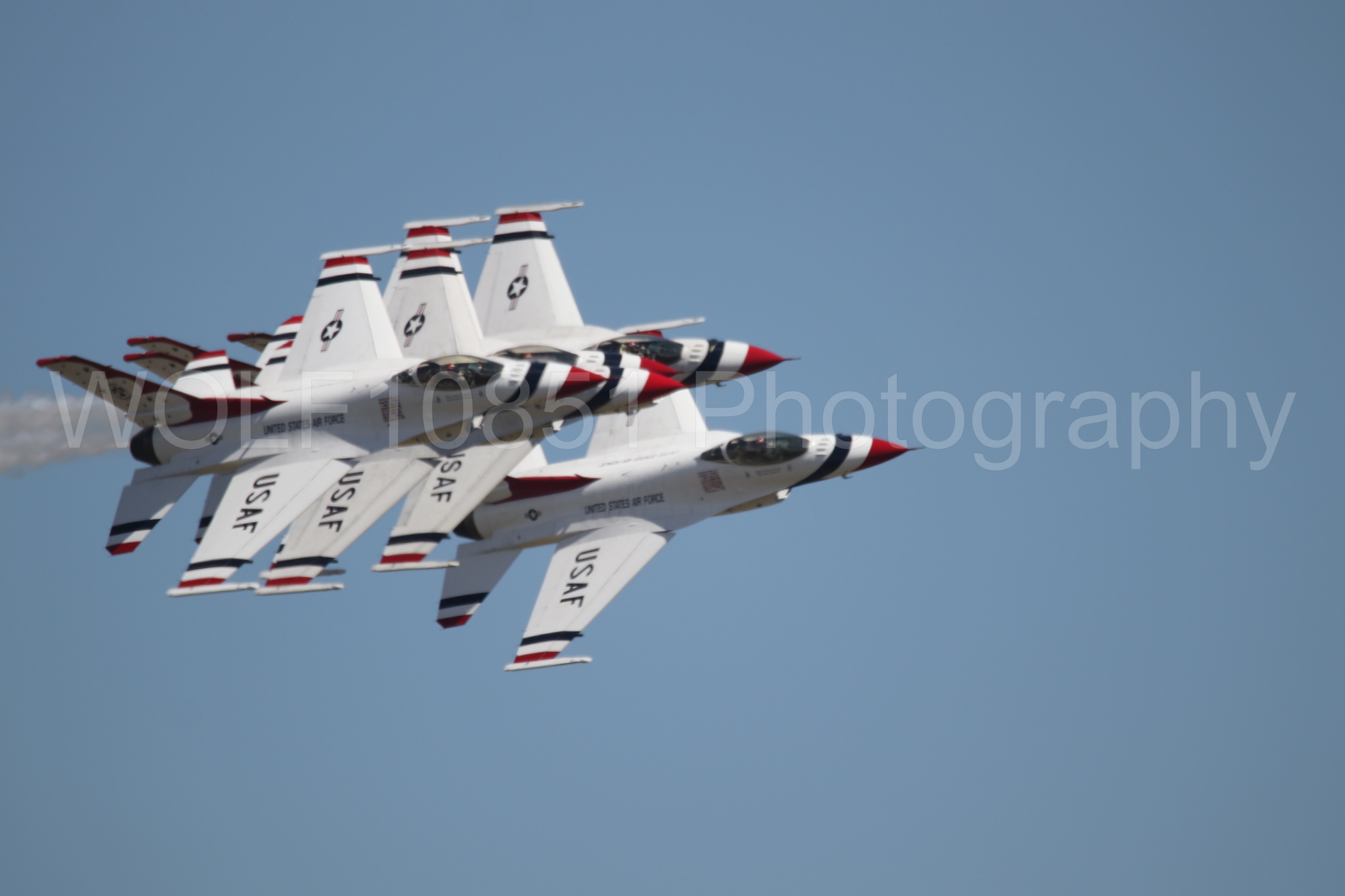 F-16 Fighting Falcon | Red White and Blue | Thunderbirds | WOLF10851 Photography