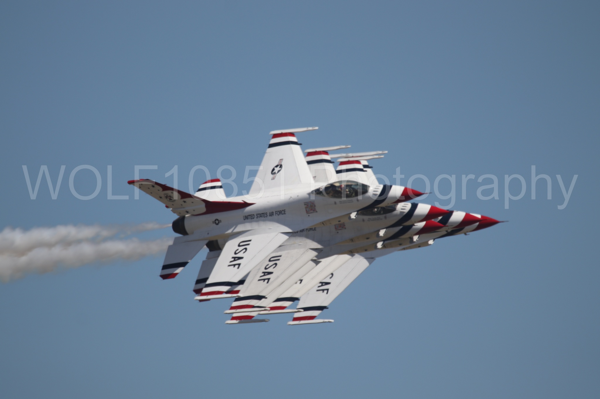 F-16 Fighting Falcon | Red White and Blue | Thunderbirds | WOLF10851 Photography