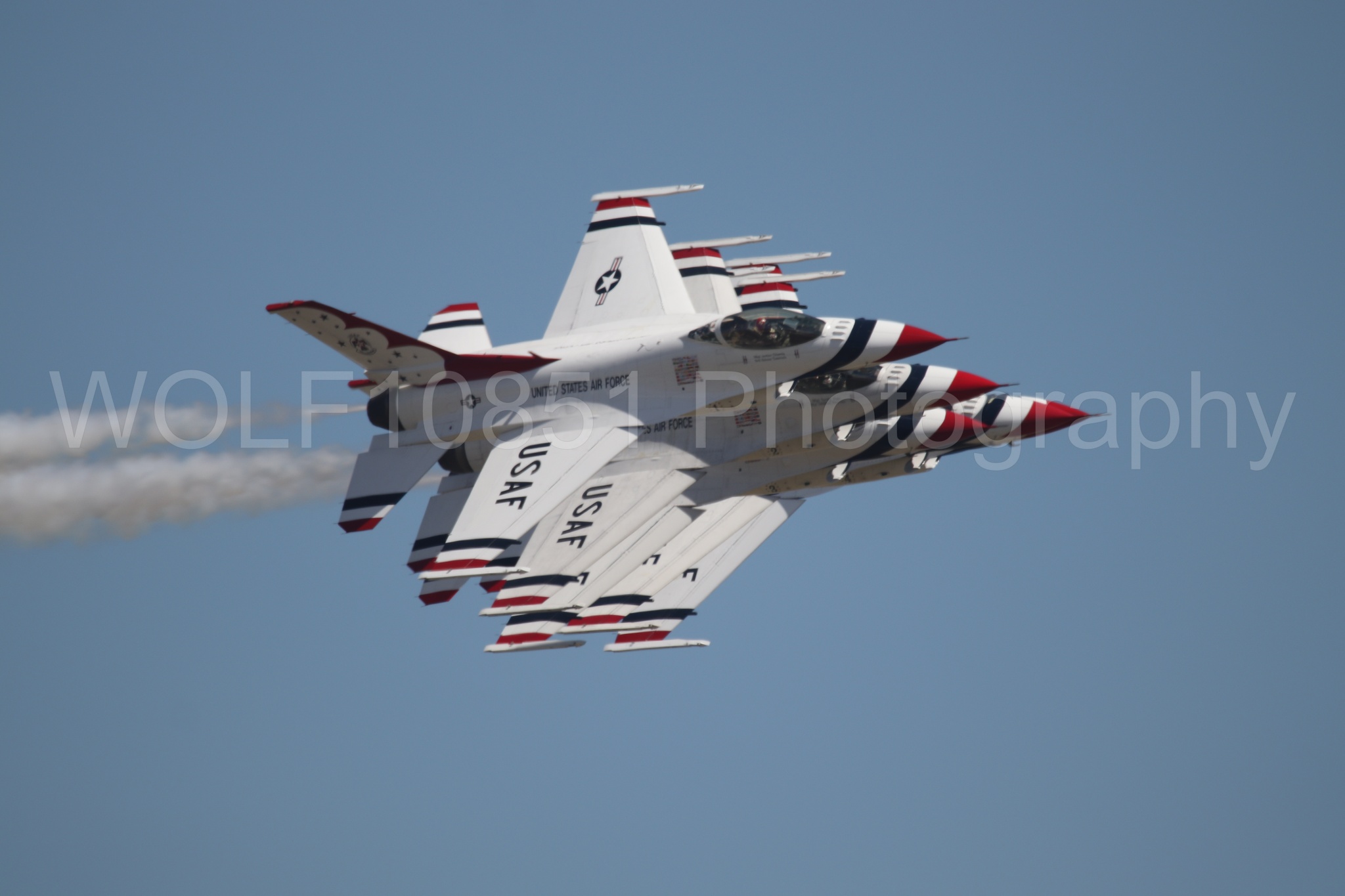 F-16 Fighting Falcon | Red White and Blue | Thunderbirds | WOLF10851 Photography