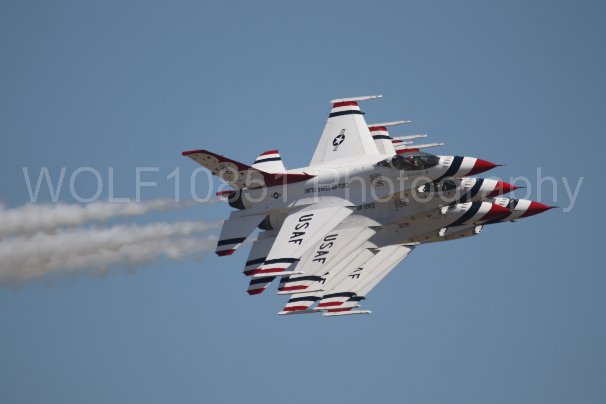 F-16 Fighting Falcon | Red White and Blue | Thunderbirds | WOLF10851 Photography