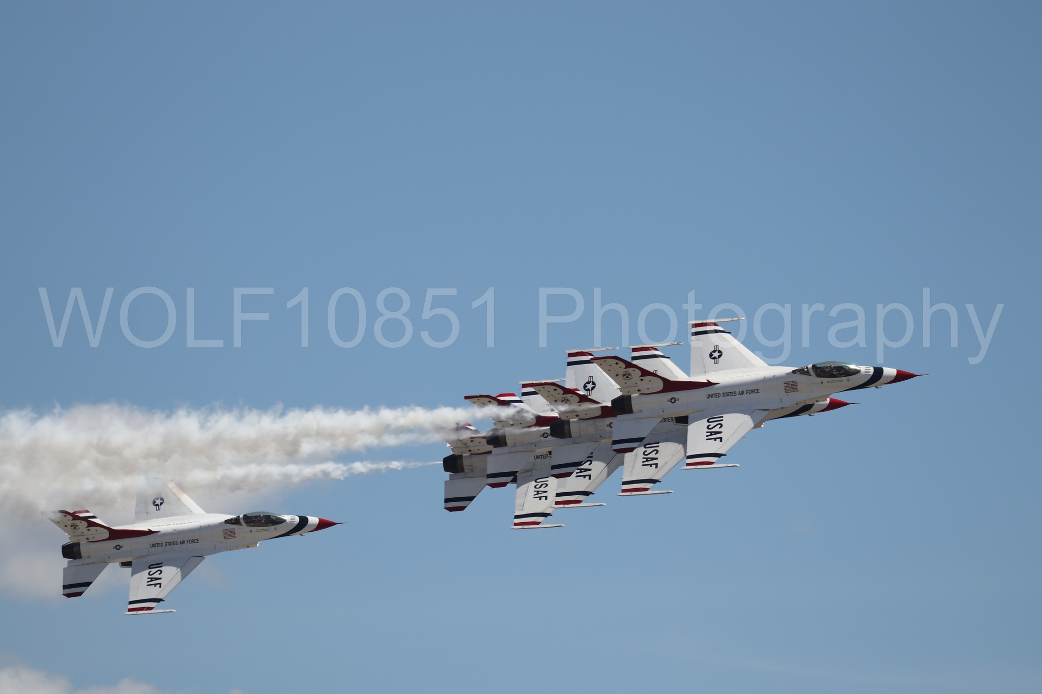 F-16 Fighting Falcon | Red White and Blue | Thunderbirds | WOLF10851 Photography