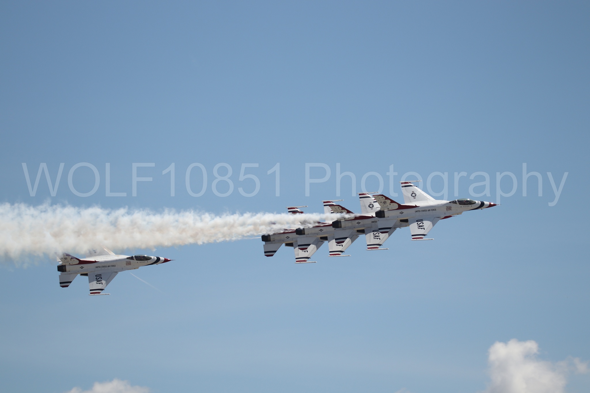 F-16 Fighting Falcon | Red White and Blue | Thunderbirds | WOLF10851 Photography