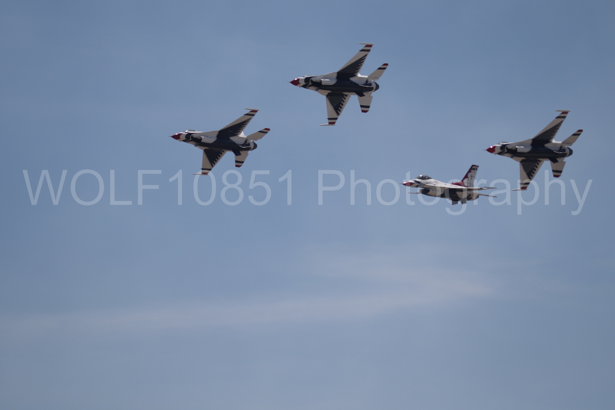 F-16 Fighting Falcon | Red White and Blue | Thunderbirds | WOLF10851 Photography