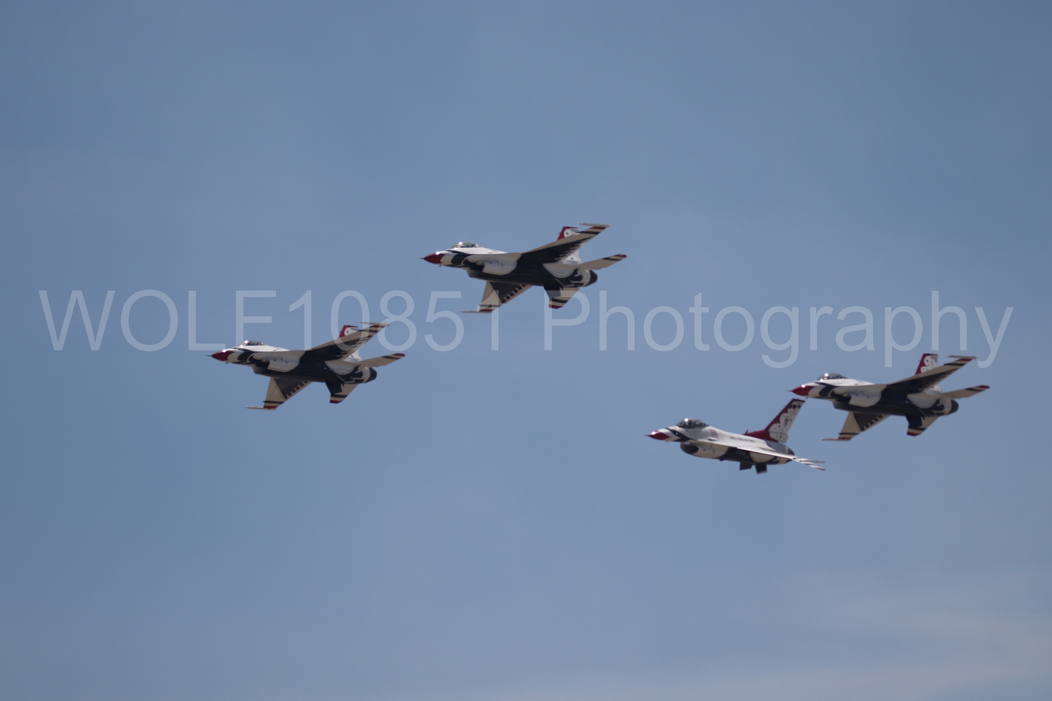 F-16 Fighting Falcon | Red White and Blue | Thunderbirds | WOLF10851 Photography