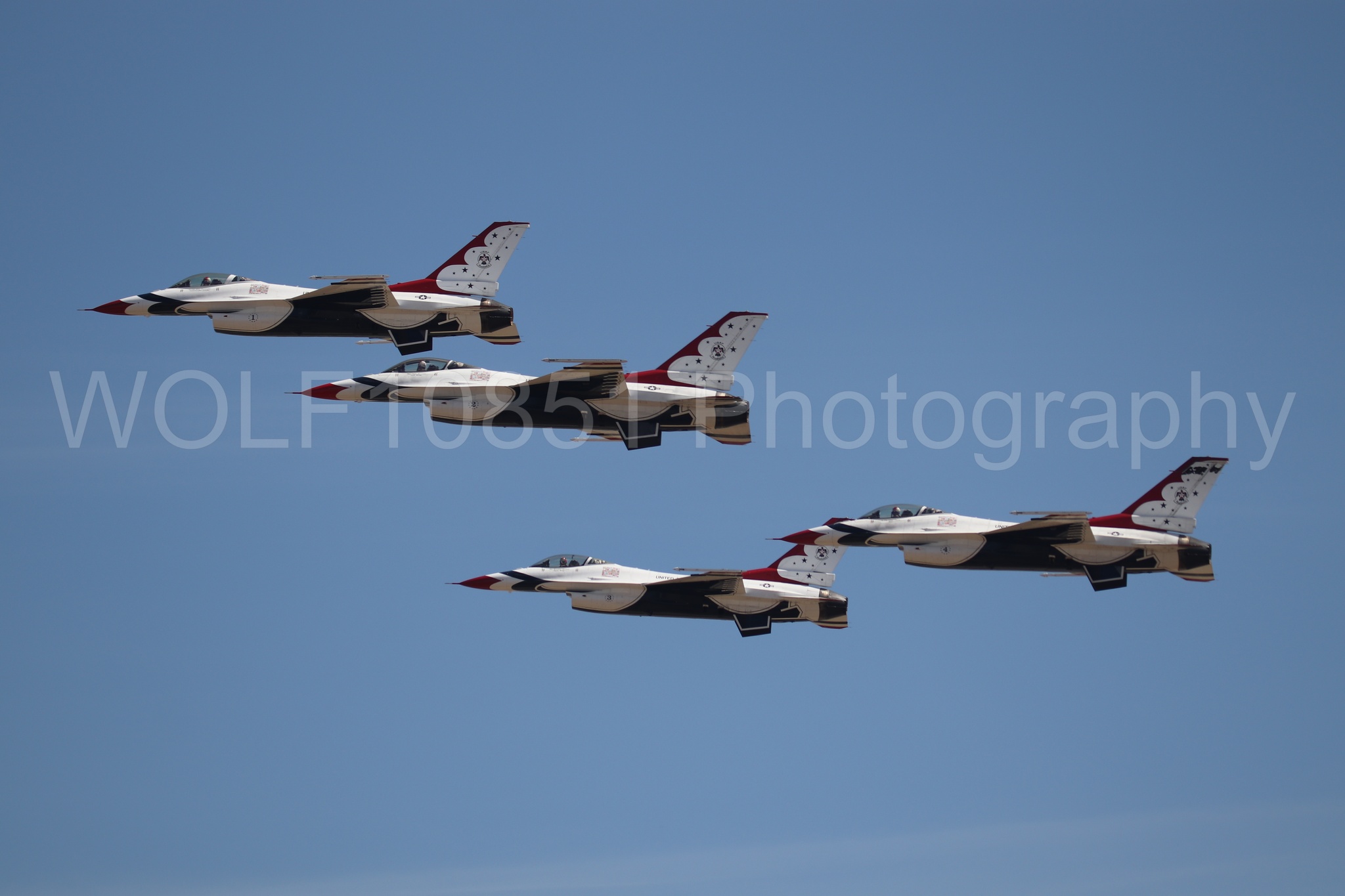 F-16 Fighting Falcon | Red White and Blue | Thunderbirds | WOLF10851 Photography