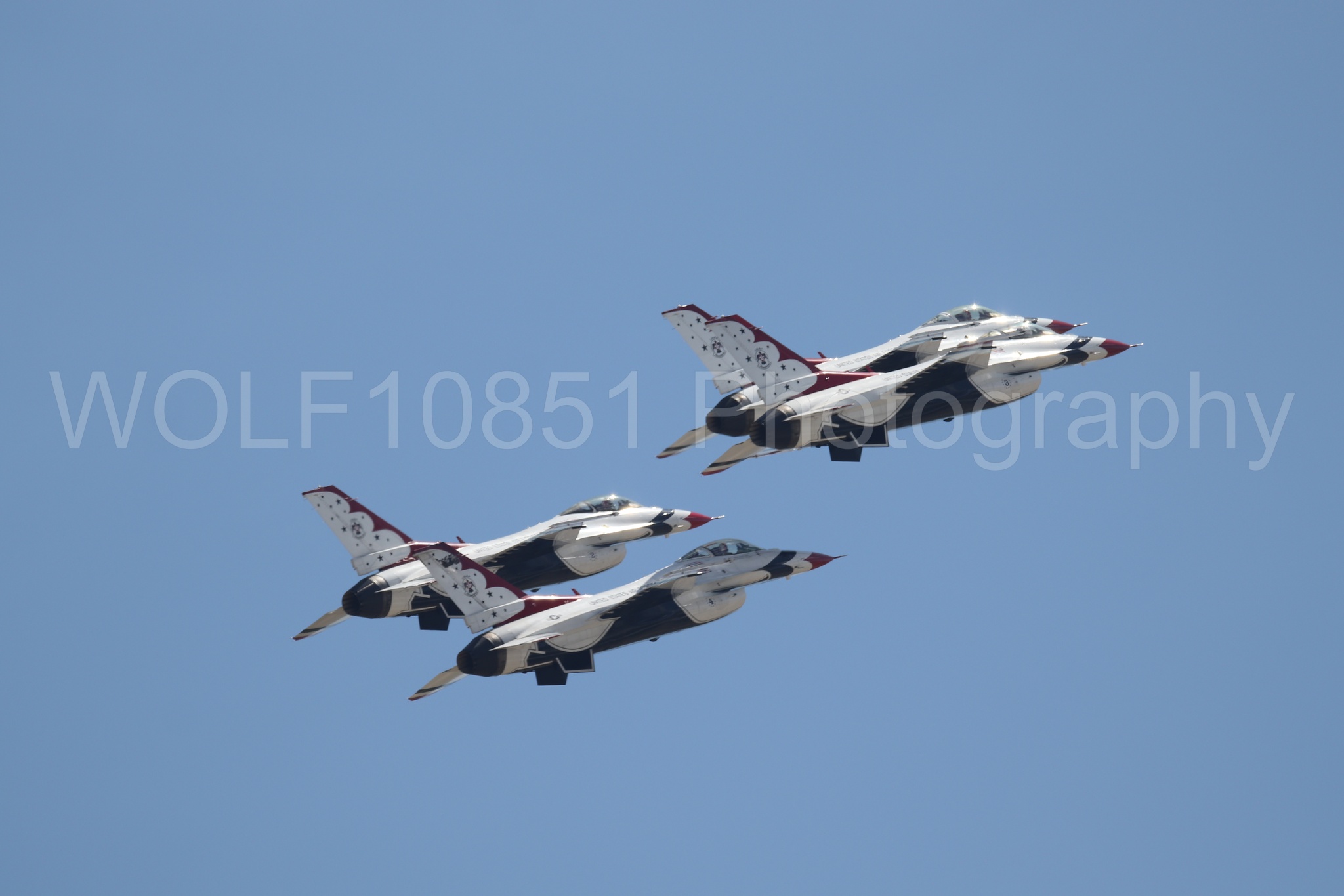 F-16 Fighting Falcon | Red White and Blue | Thunderbirds | WOLF10851 Photography