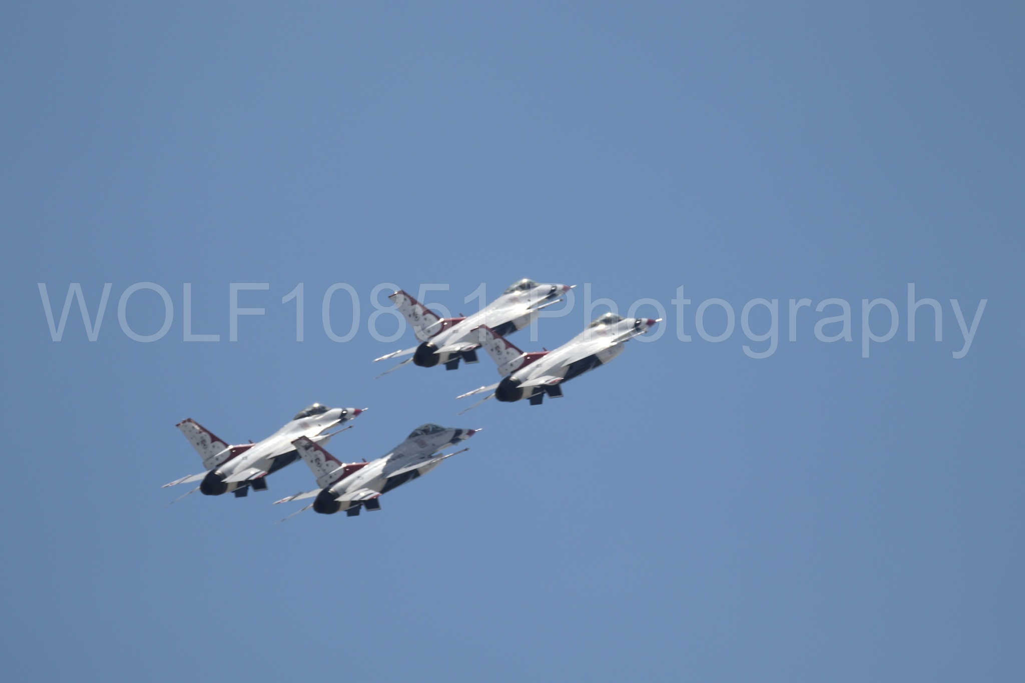 F-16 Fighting Falcon | Red White and Blue | Thunderbirds | WOLF10851 Photography