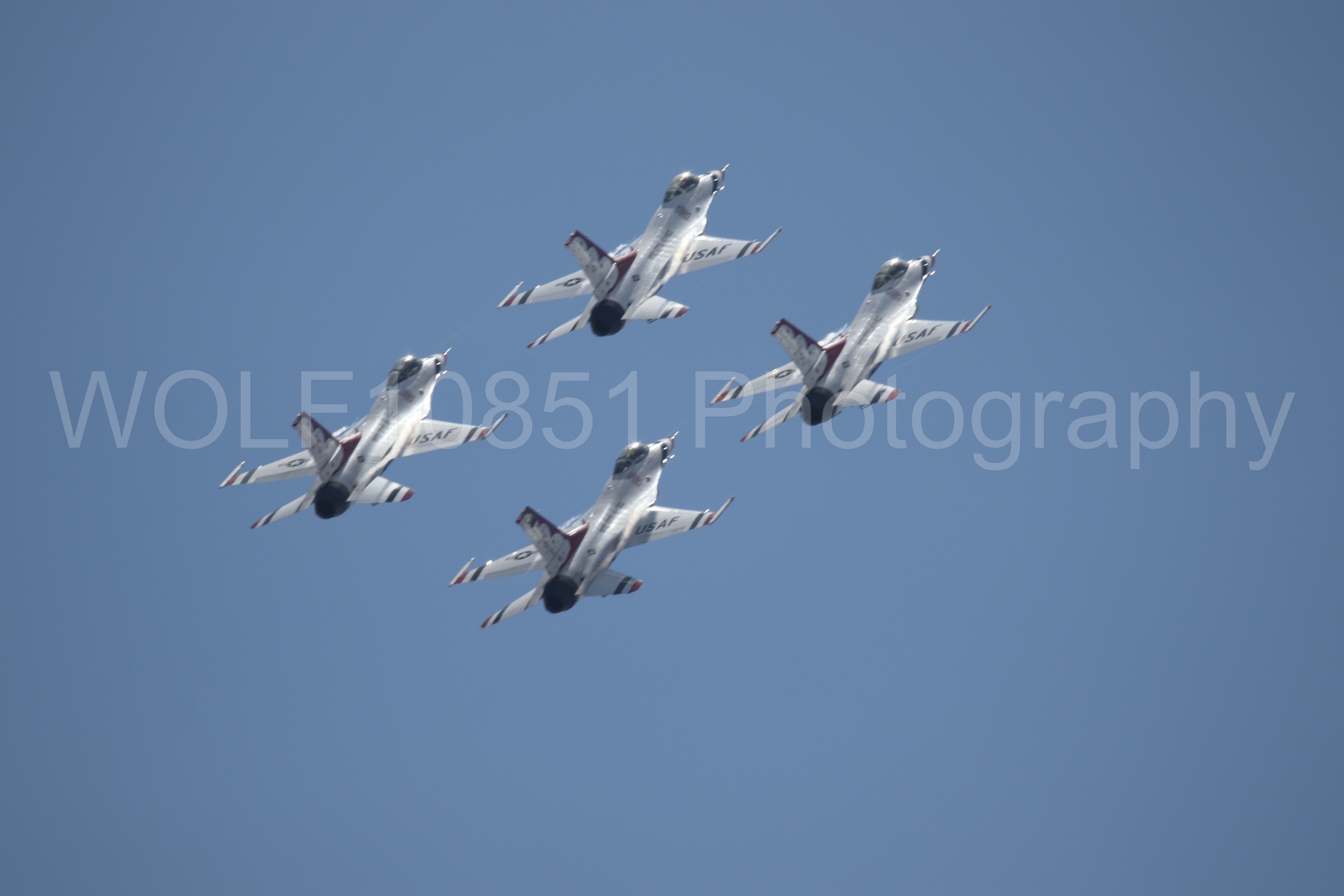 F-16 Fighting Falcon | Red White and Blue | Thunderbirds | WOLF10851 Photography