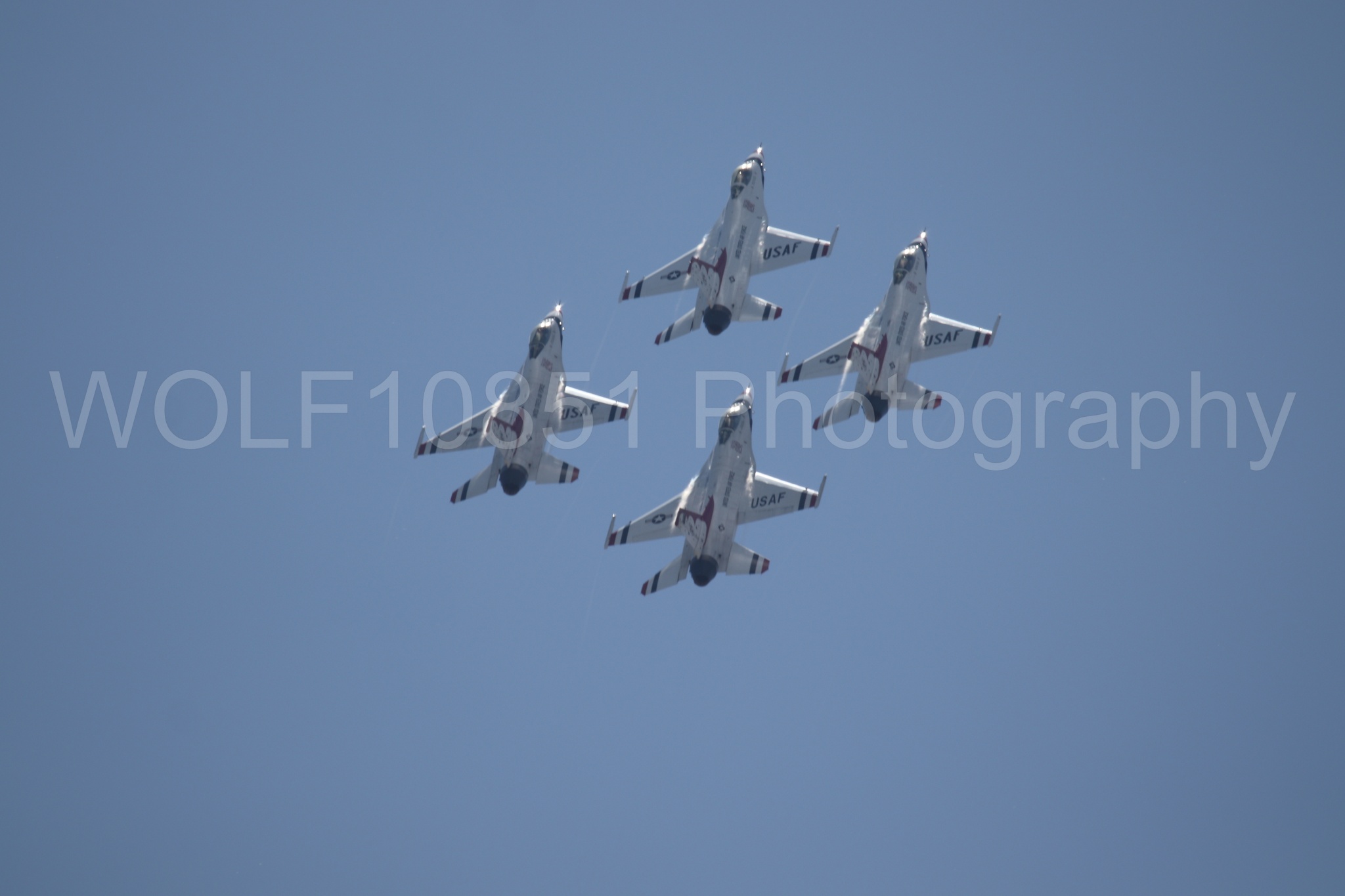 F-16 Fighting Falcon | Red White and Blue | Thunderbirds | WOLF10851 Photography