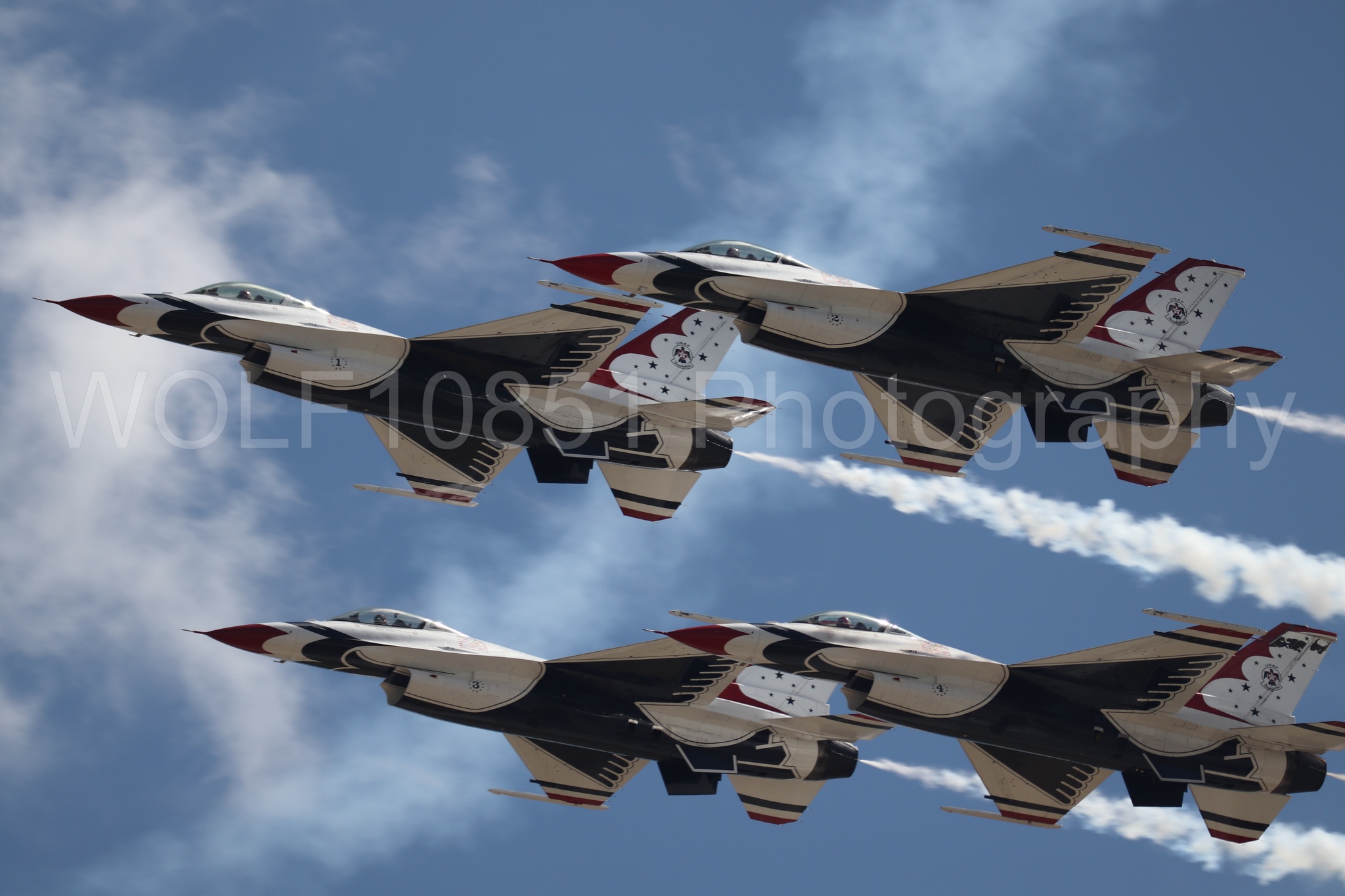 F-16 Fighting Falcon | Red White and Blue | Thunderbirds | WOLF10851 Photography