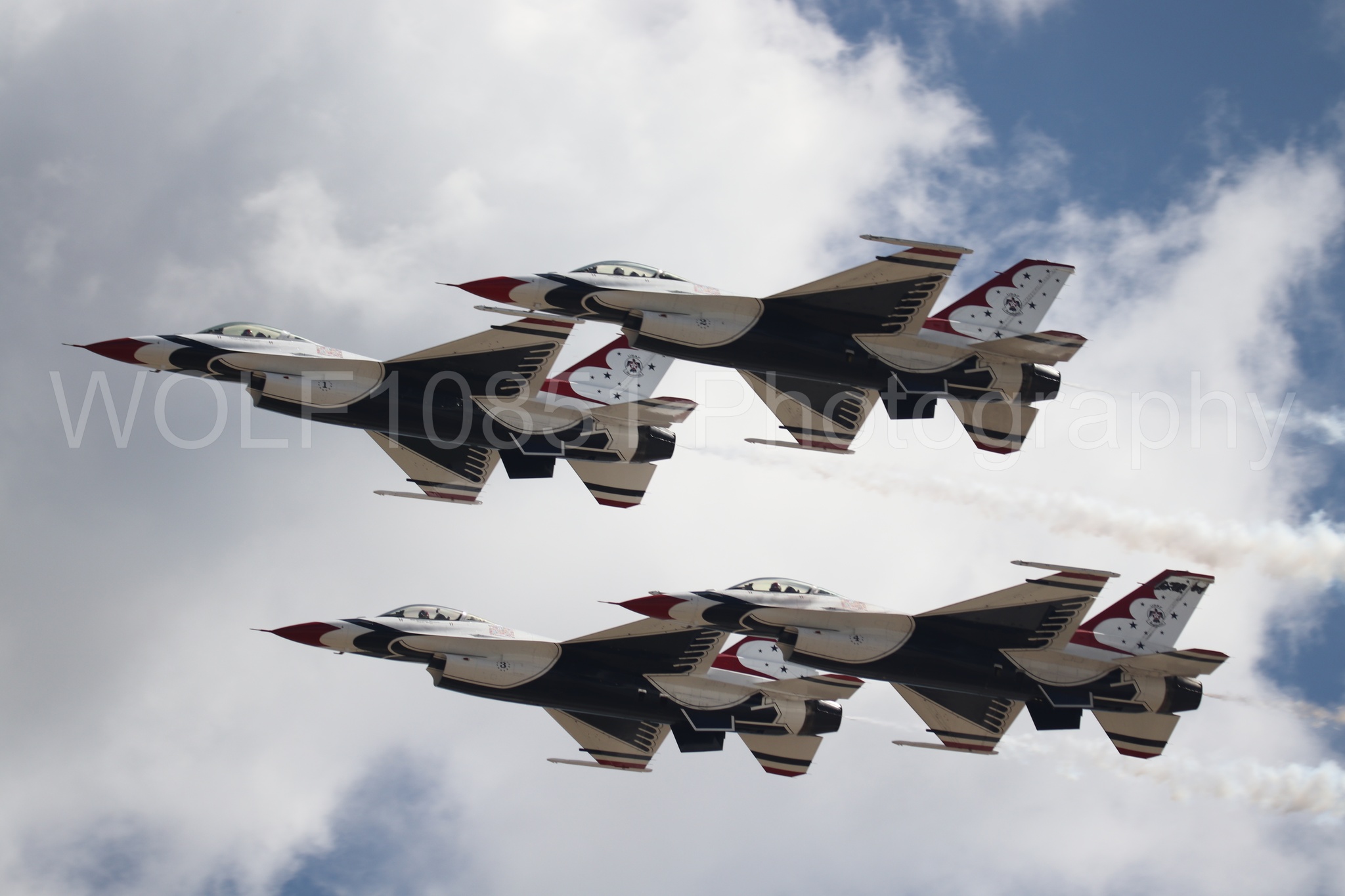 F-16 Fighting Falcon | Red White and Blue | Thunderbirds | WOLF10851 Photography
