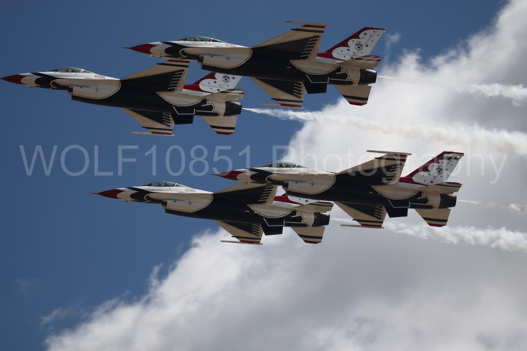 F-16 Fighting Falcon | Red White and Blue | Thunderbirds | WOLF10851 Photography