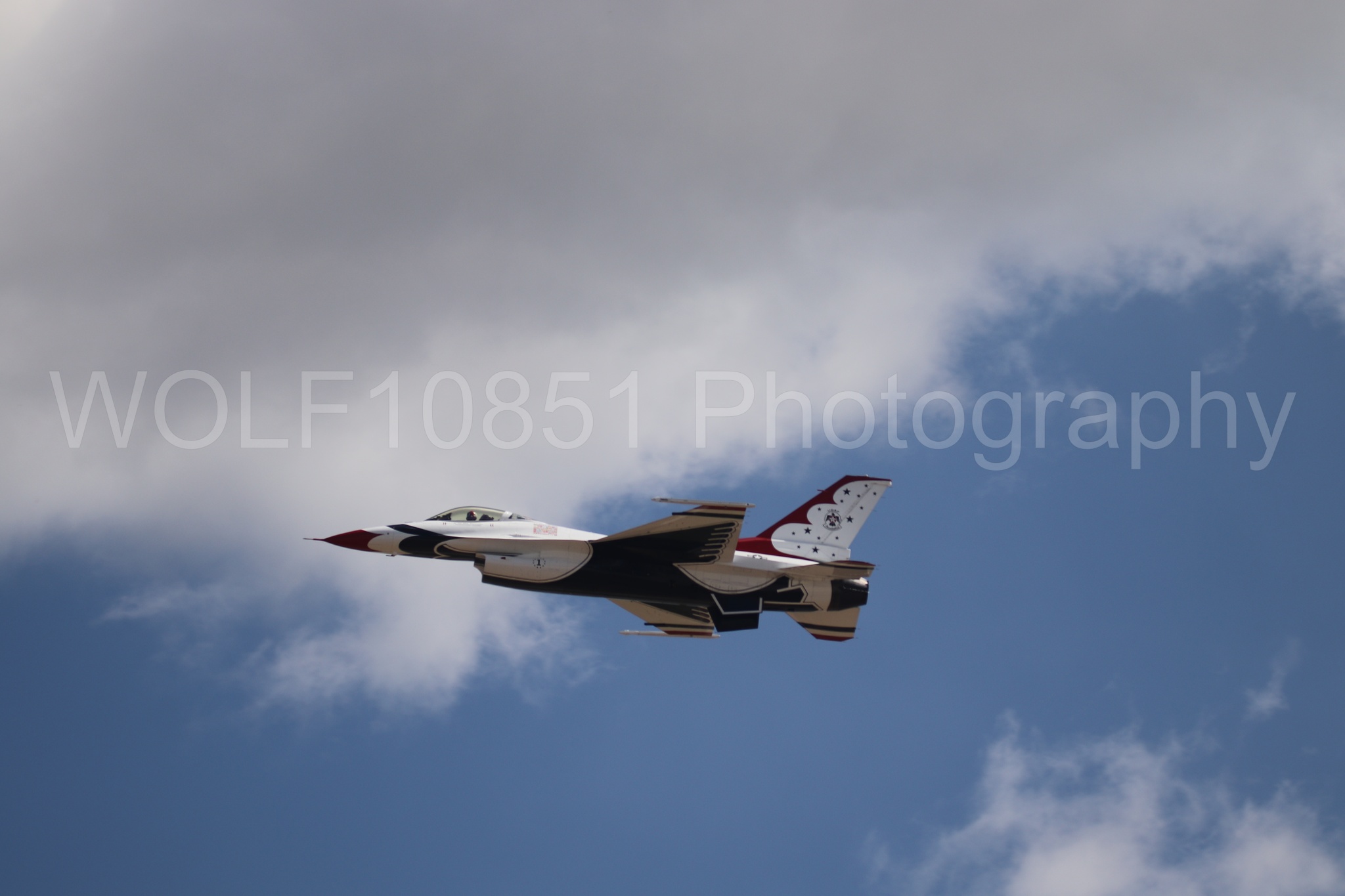 F-16 Fighting Falcon | Red White and Blue | Thunderbirds | WOLF10851 Photography