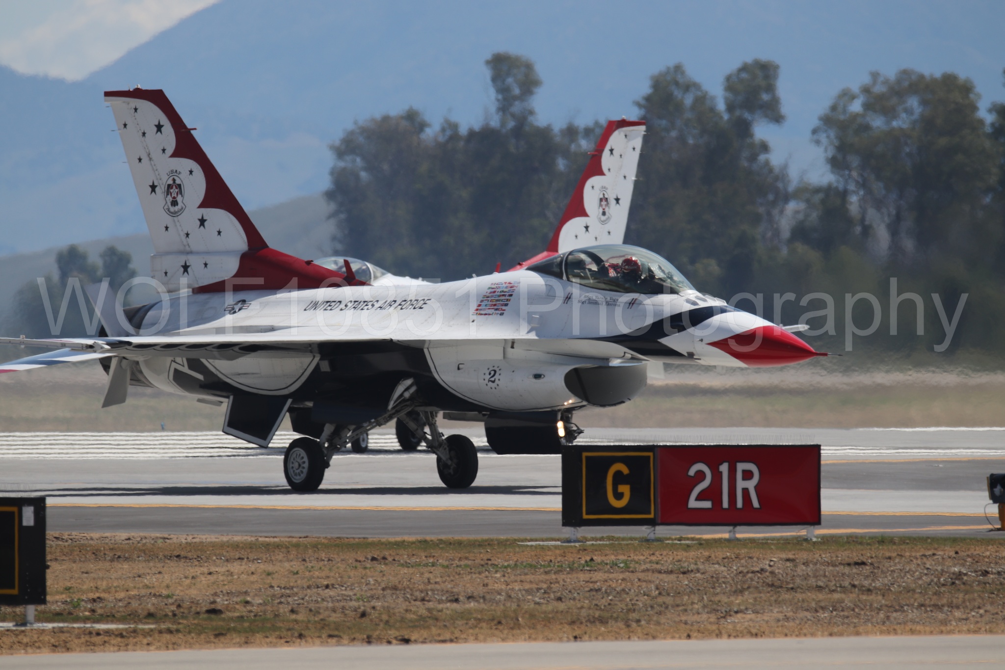 F-16 Fighting Falcon | Red White and Blue | Thunderbirds | WOLF10851 Photography
