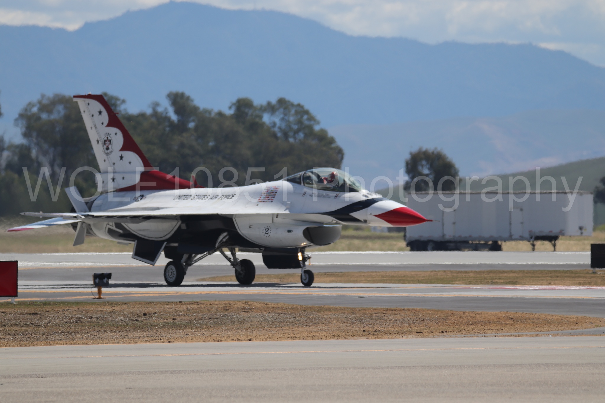 F-16 Fighting Falcon | Red White and Blue | Thunderbirds | WOLF10851 Photography