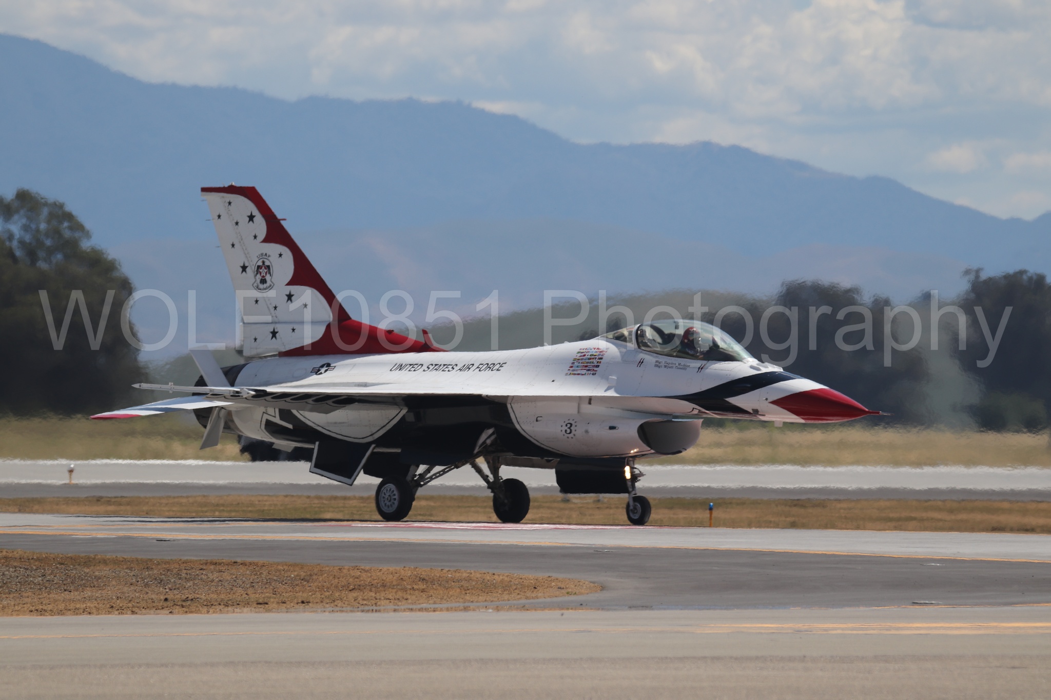 F-16 Fighting Falcon | Red White and Blue | Thunderbirds | WOLF10851 Photography